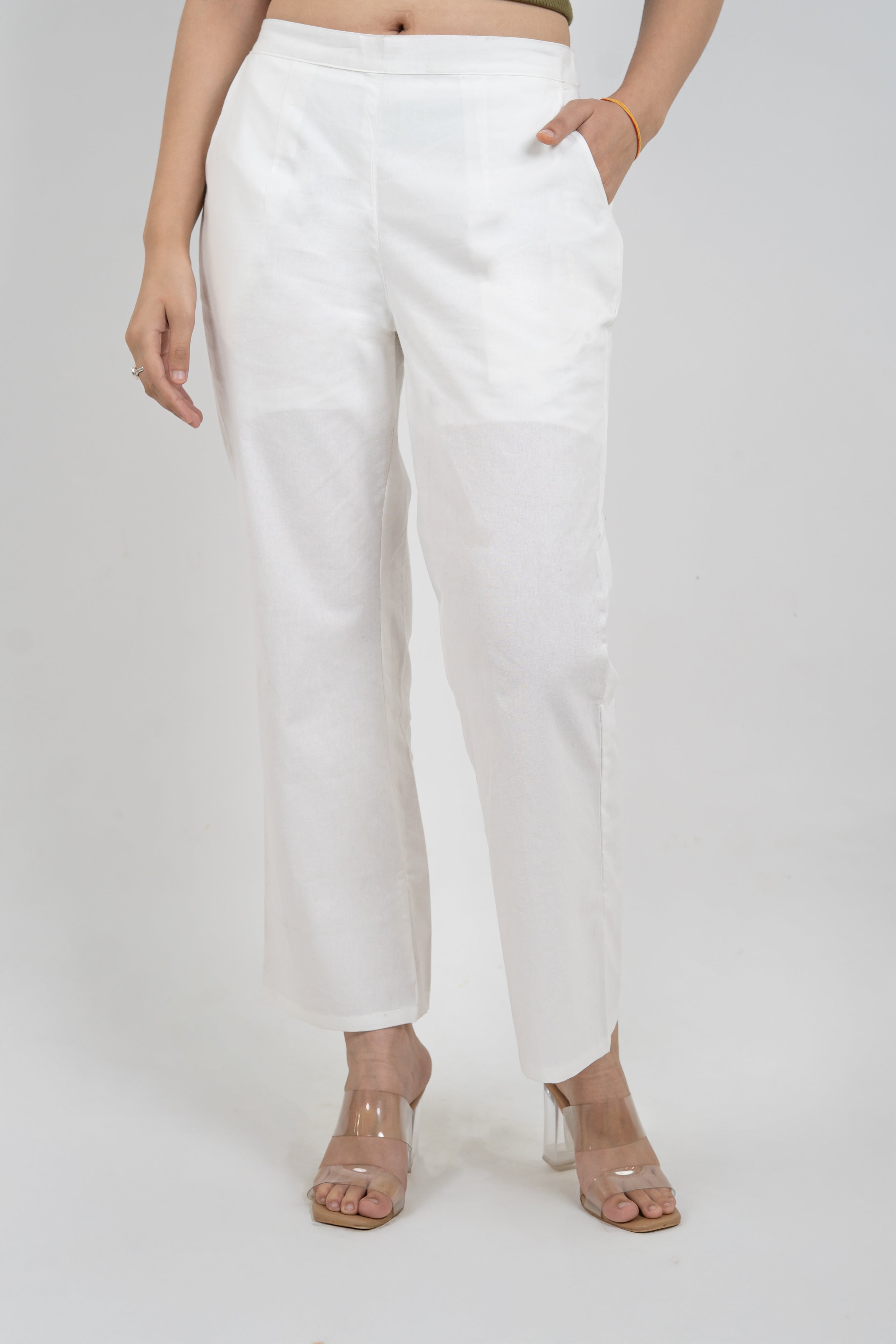 Women Cotton Wide Leg Pants