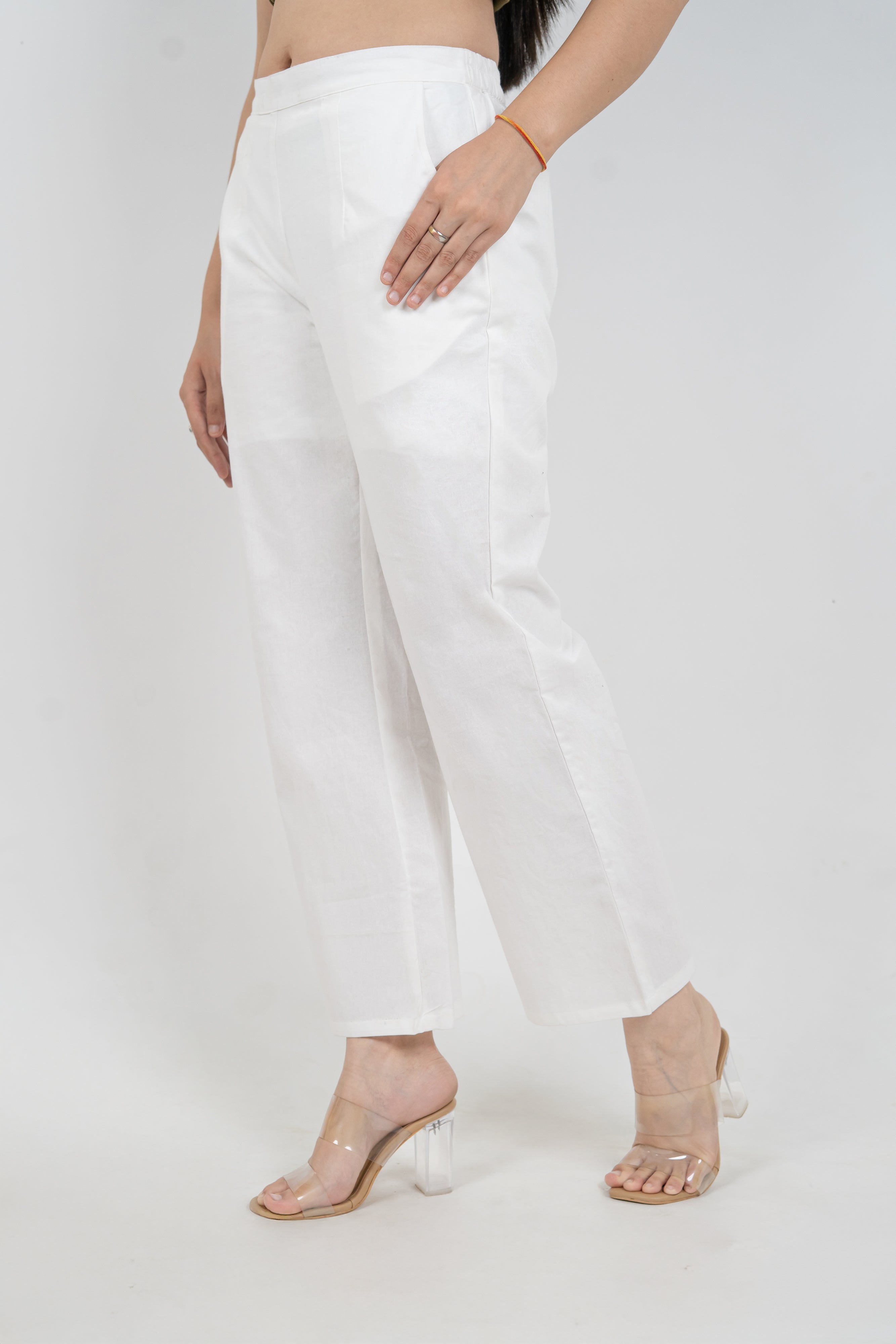 Women Cotton Wide Leg Pants