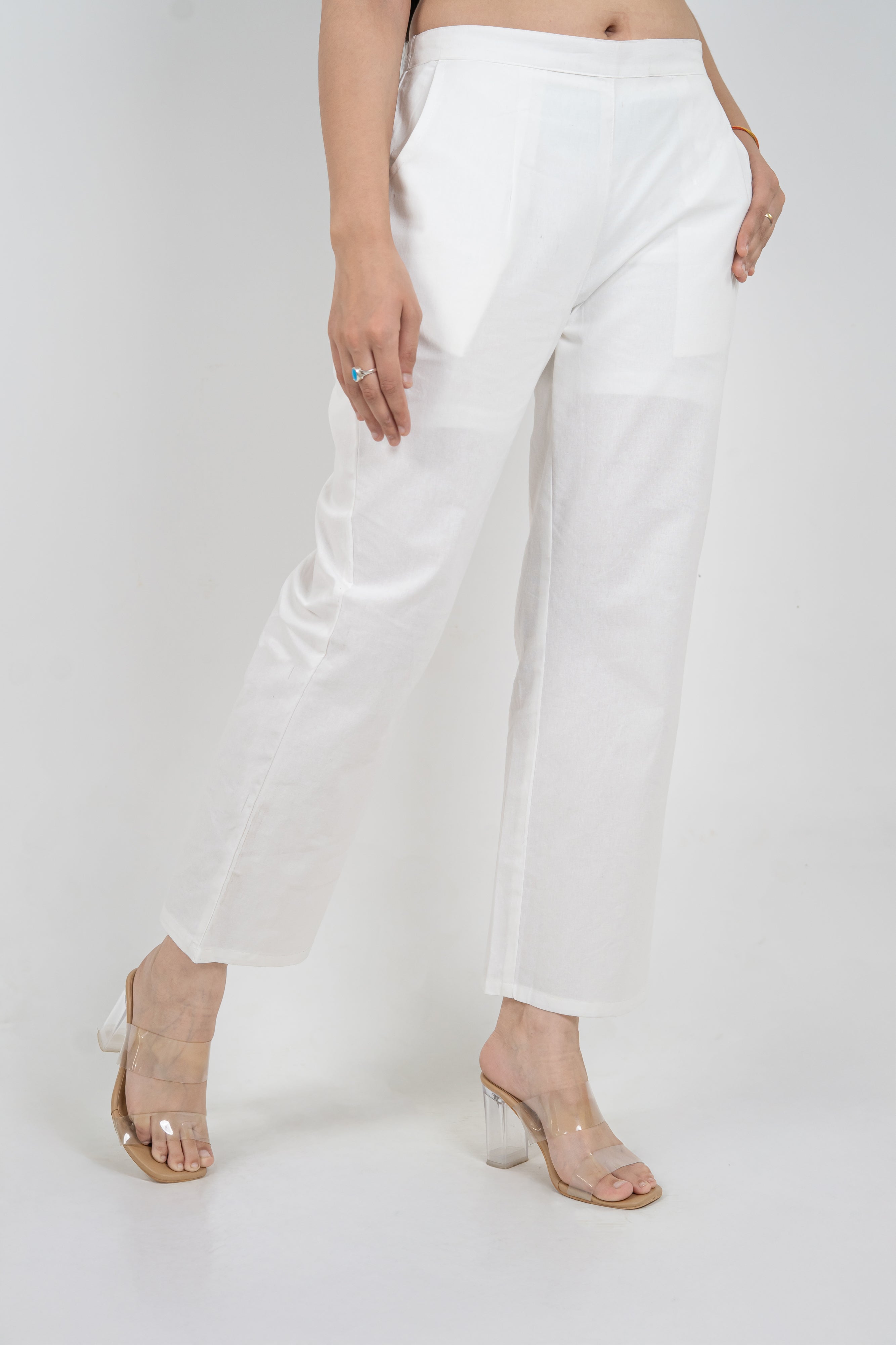Women Cotton Wide Leg Pants