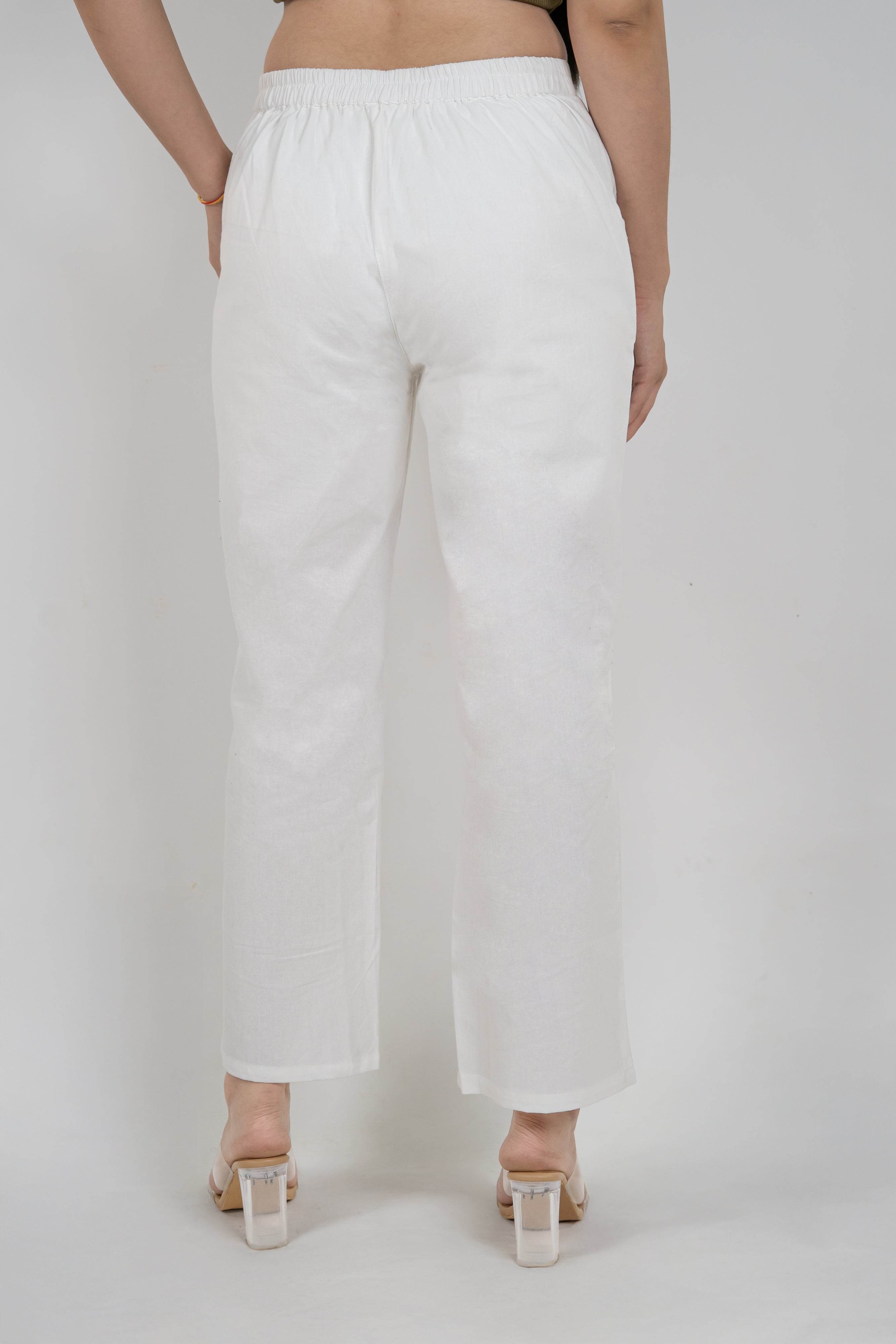 Women Cotton Wide Leg Pants
