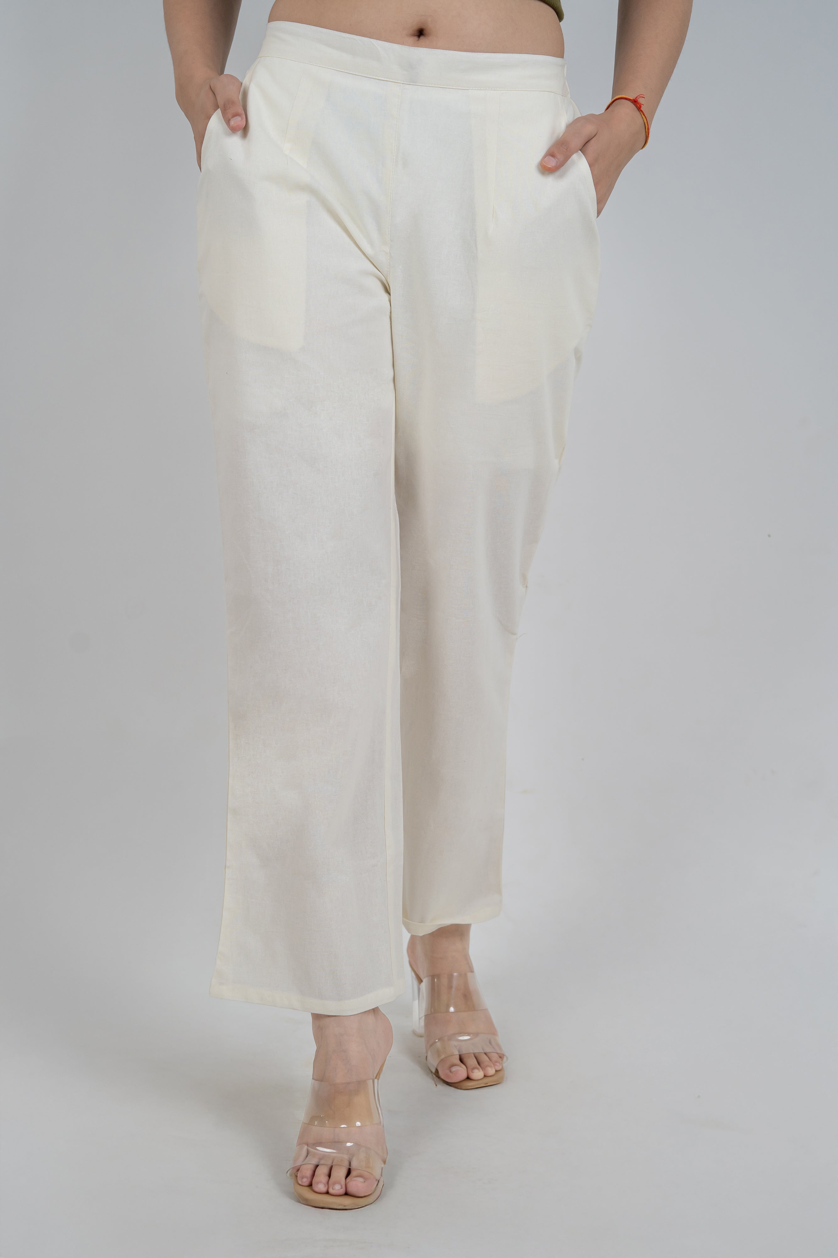 Women Cotton Wide Leg Pants