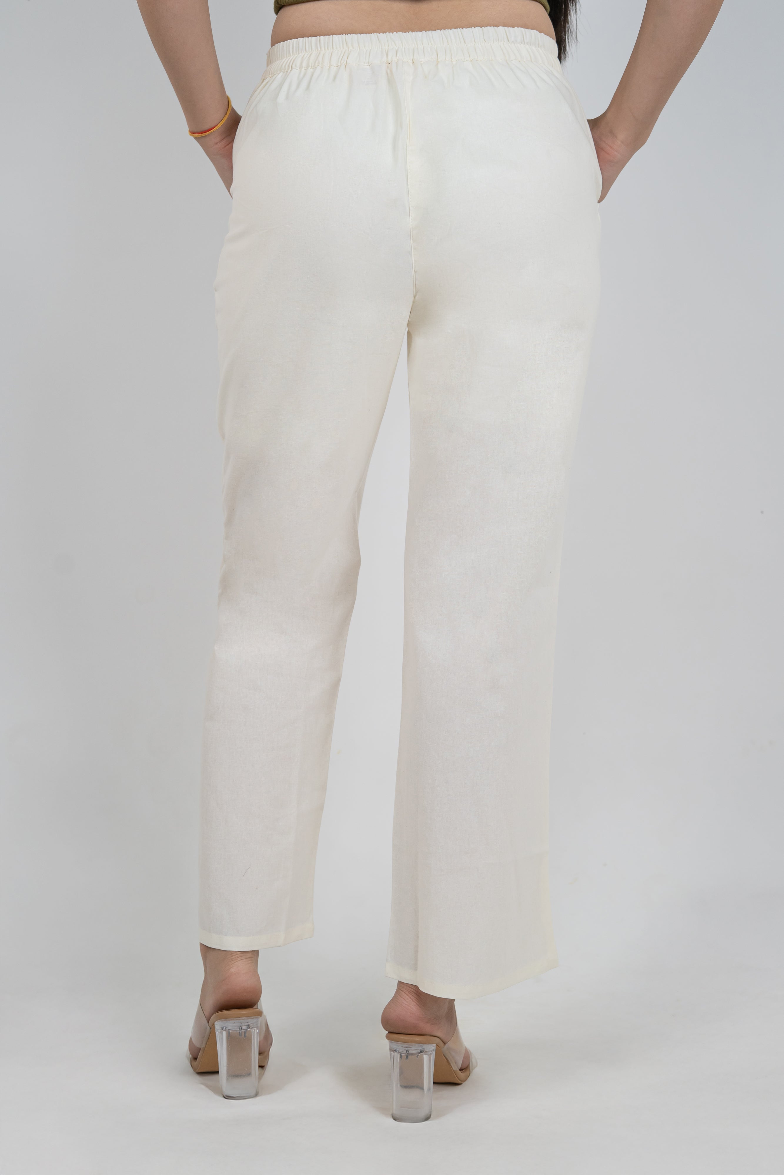 Women Cotton Wide Leg Pants
