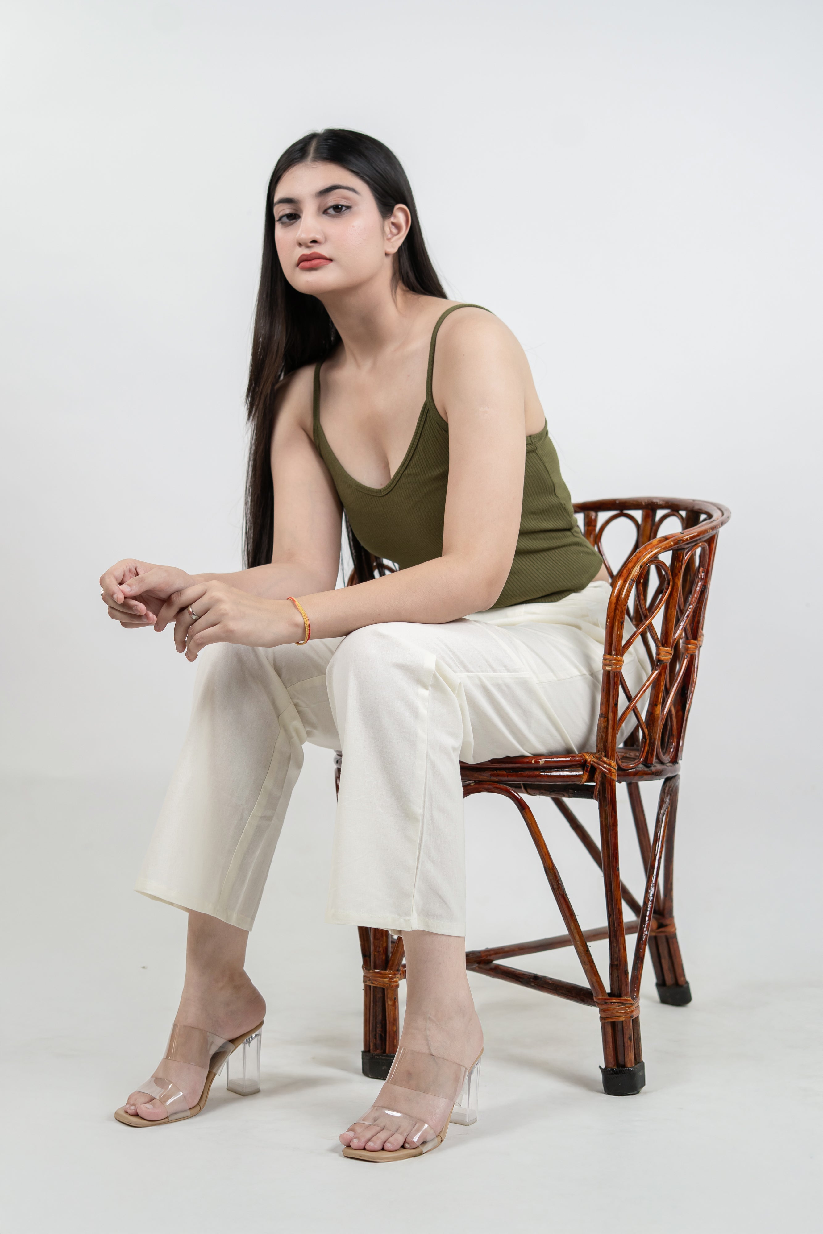 Women Cotton Wide Leg Pants