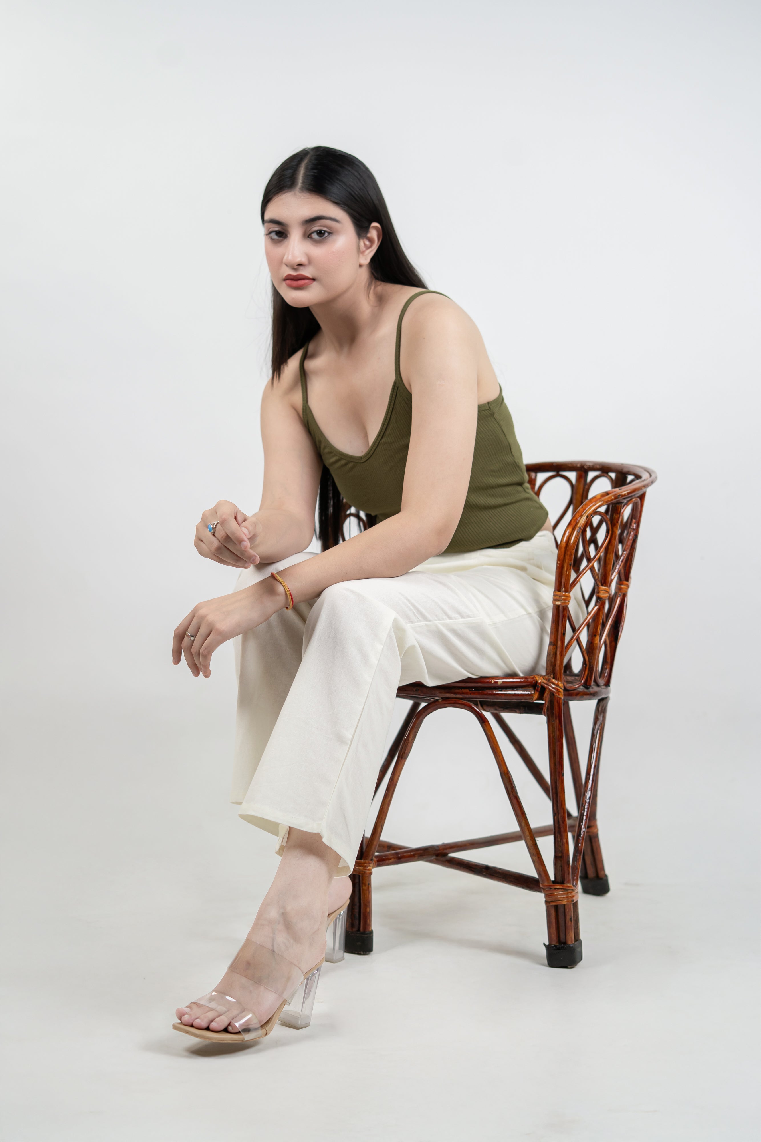 Women Cotton Wide Leg Pants