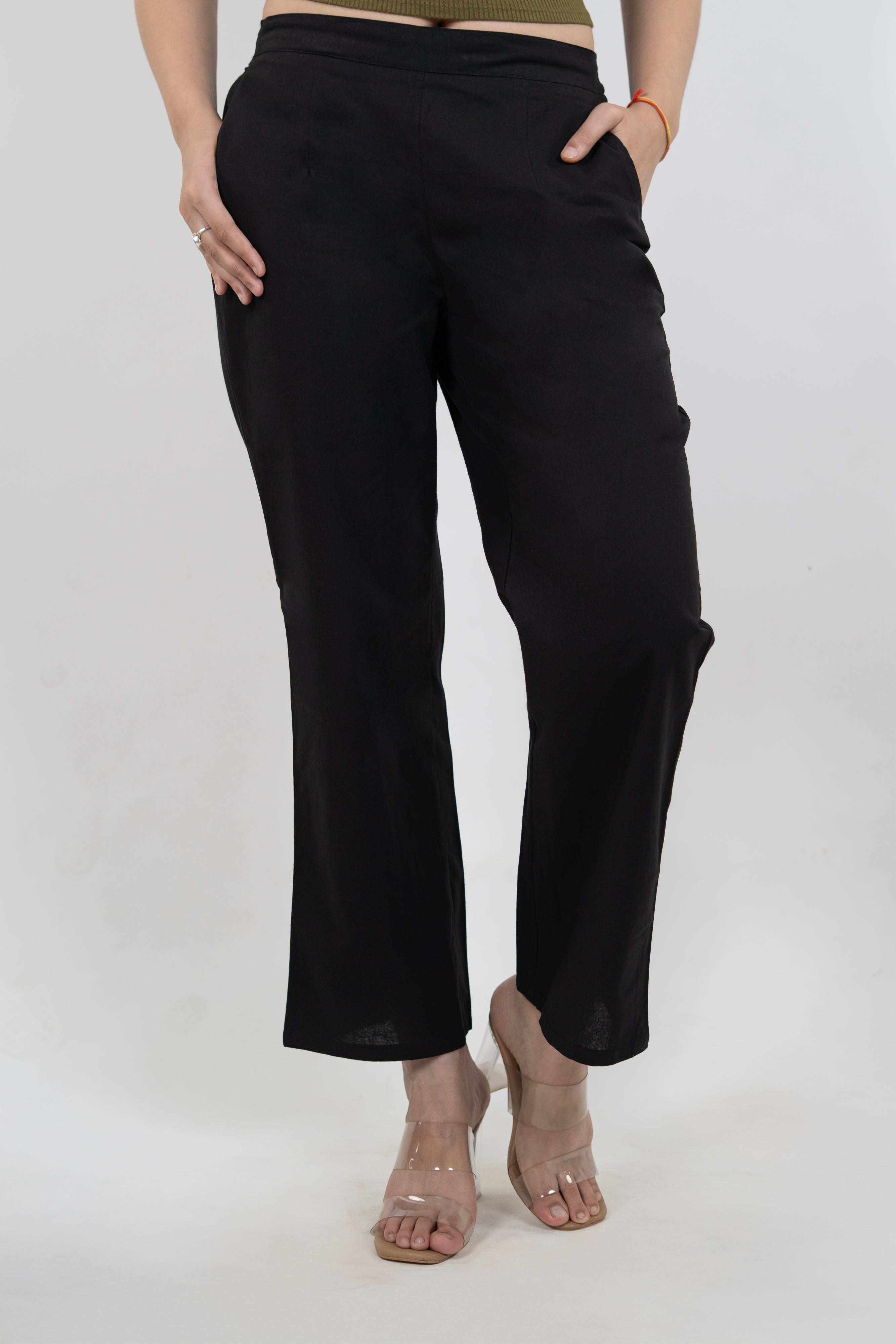 Women Cotton Wide Leg Pants