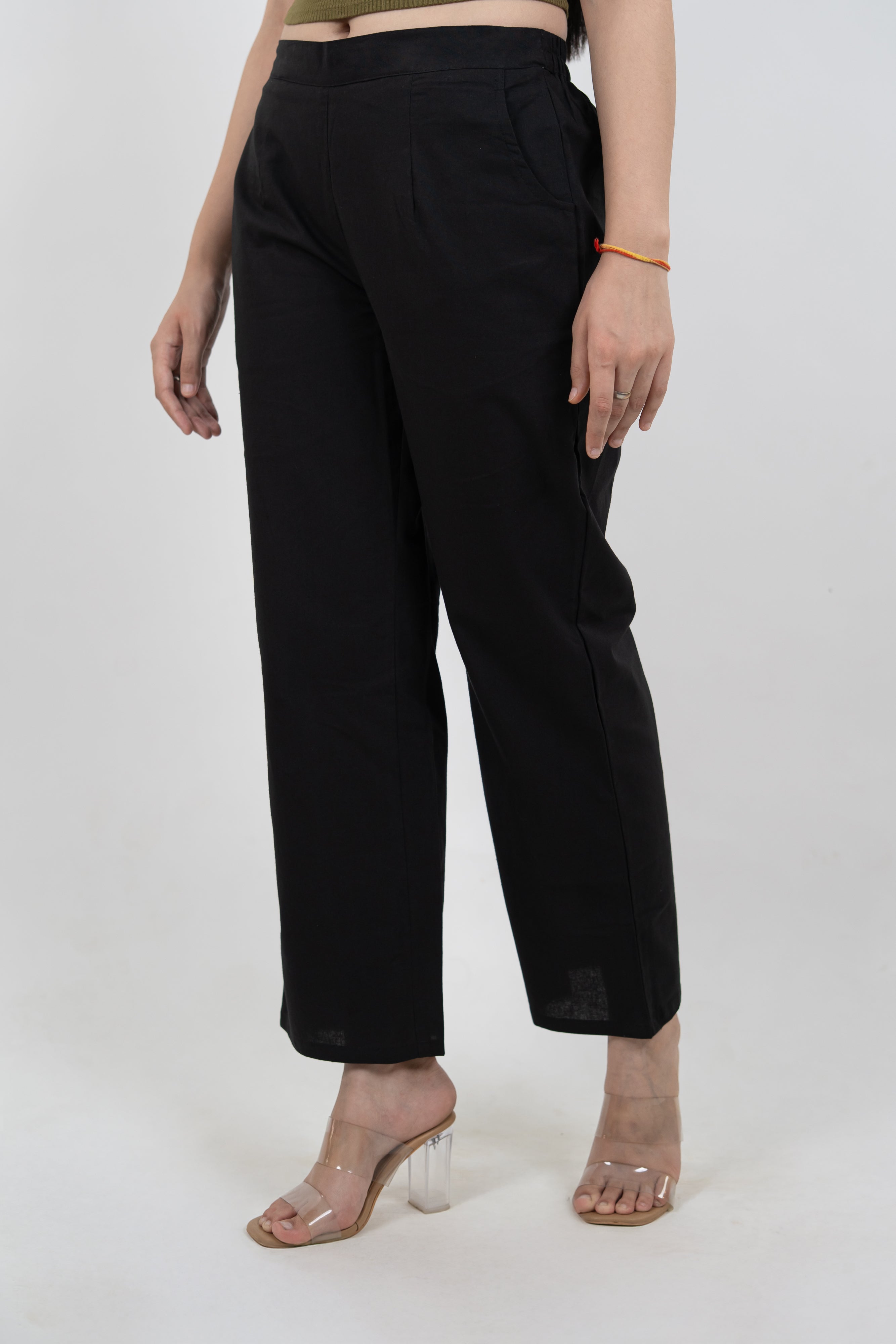 Women Cotton Wide Leg Pants