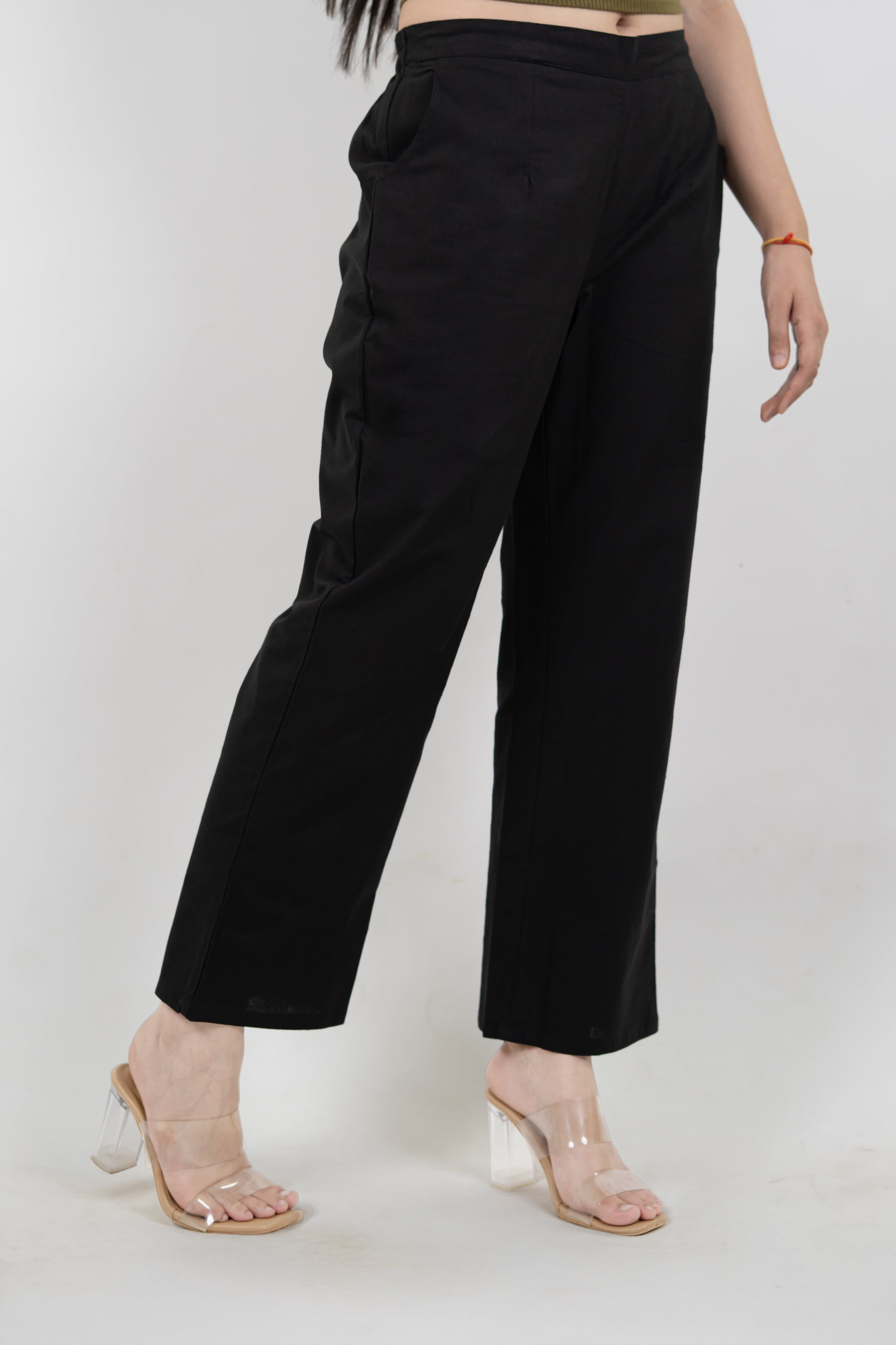 Women Cotton Wide Leg Pants