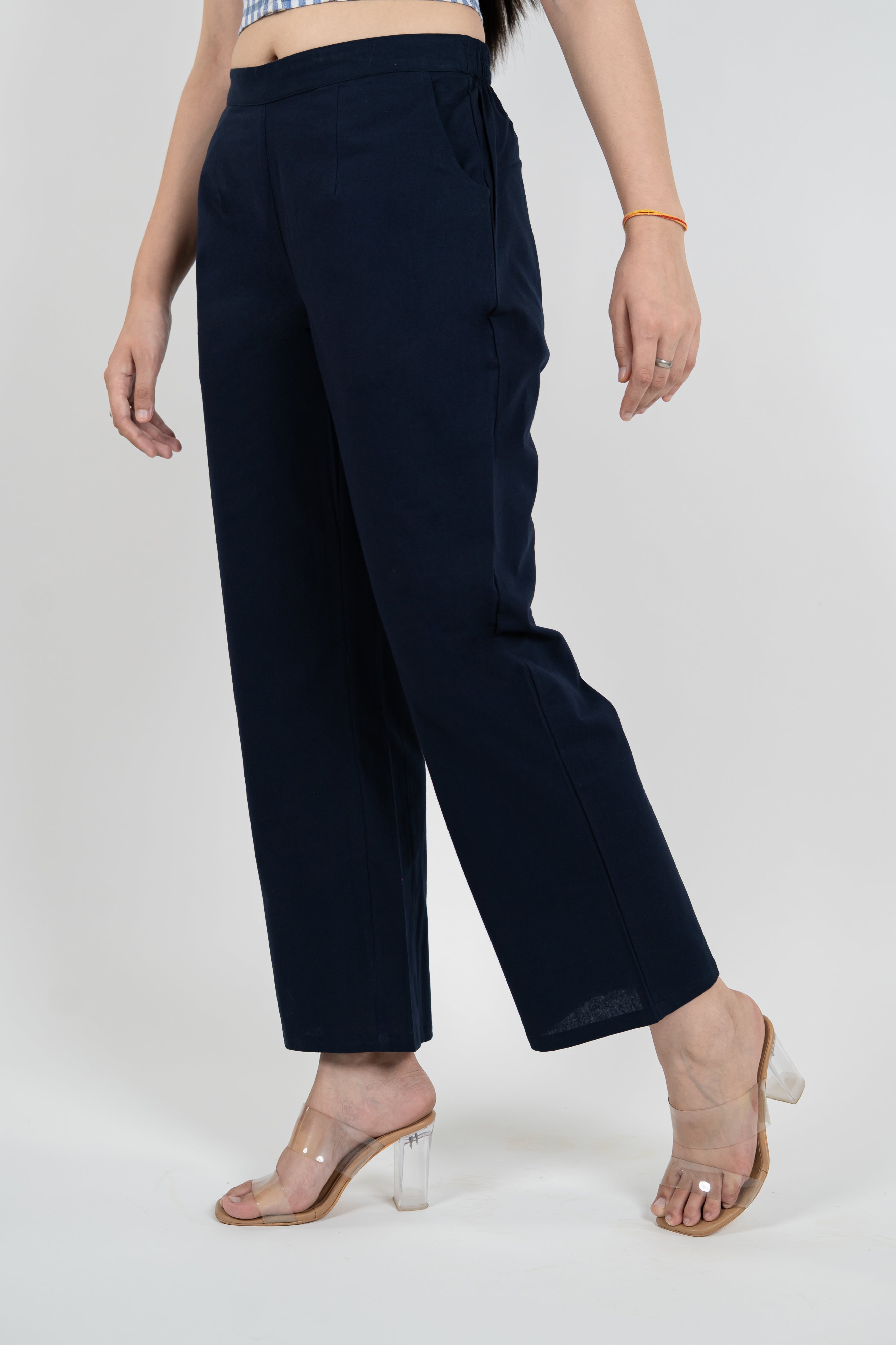 Women Cotton Wide Leg Pants