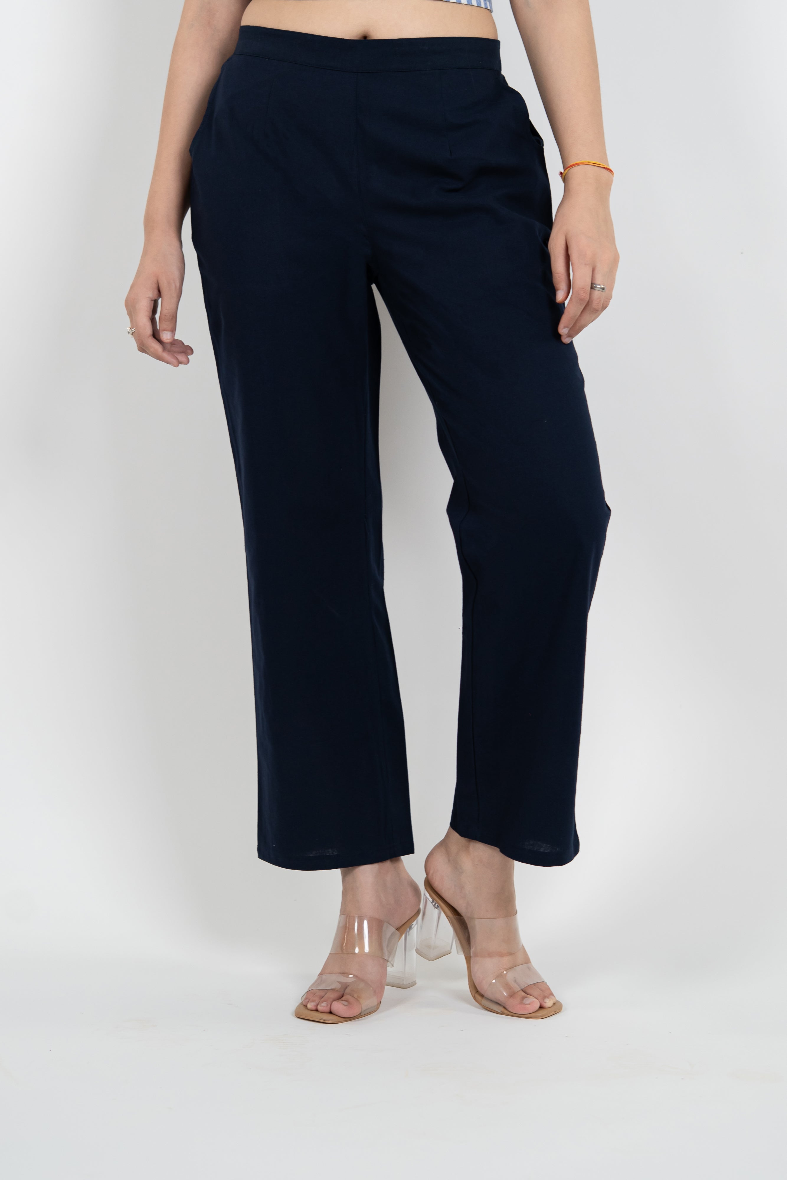 Women Cotton Wide Leg Pants