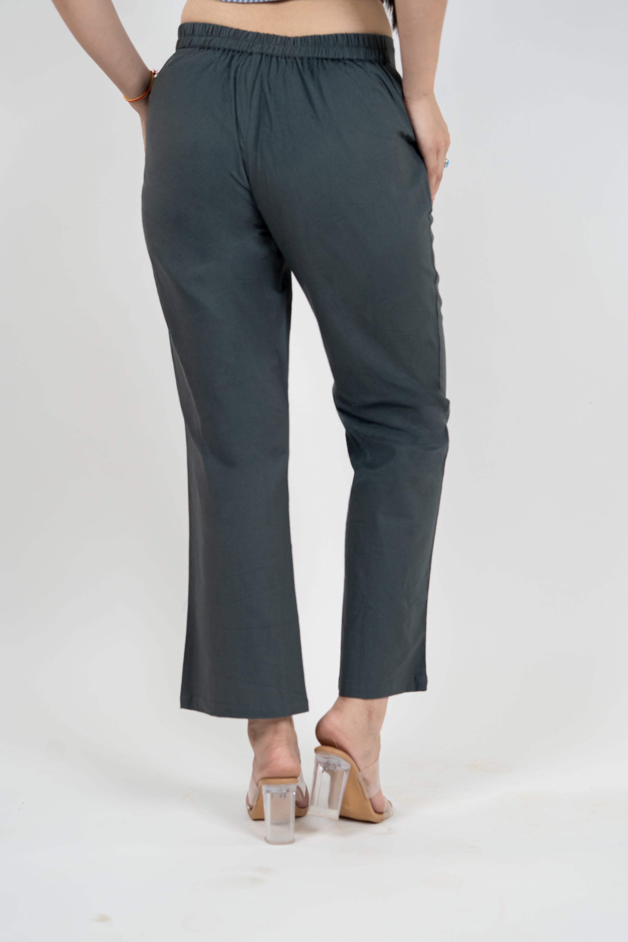 Women Cotton Wide Leg Pants