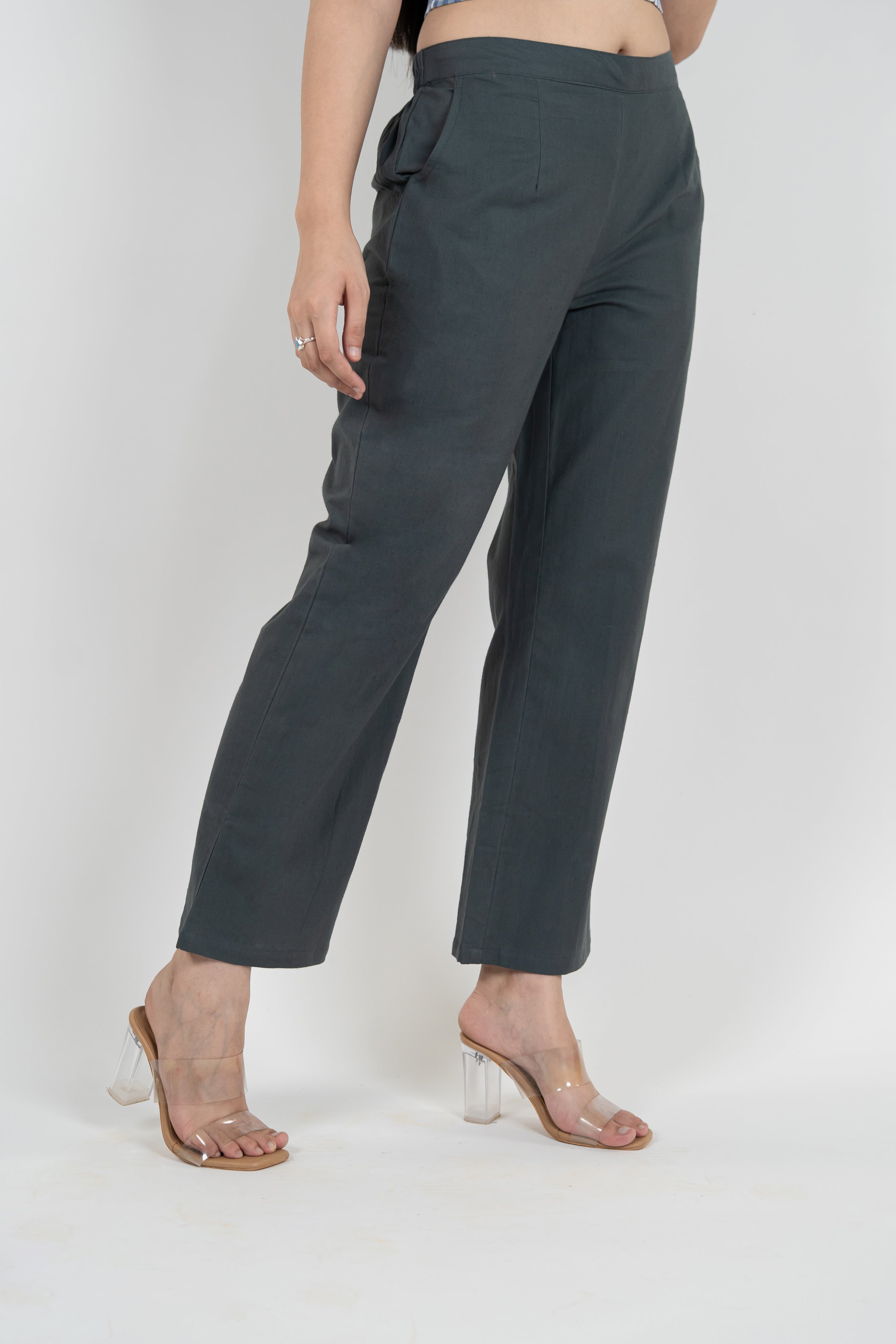 Women Cotton Wide Leg Pants