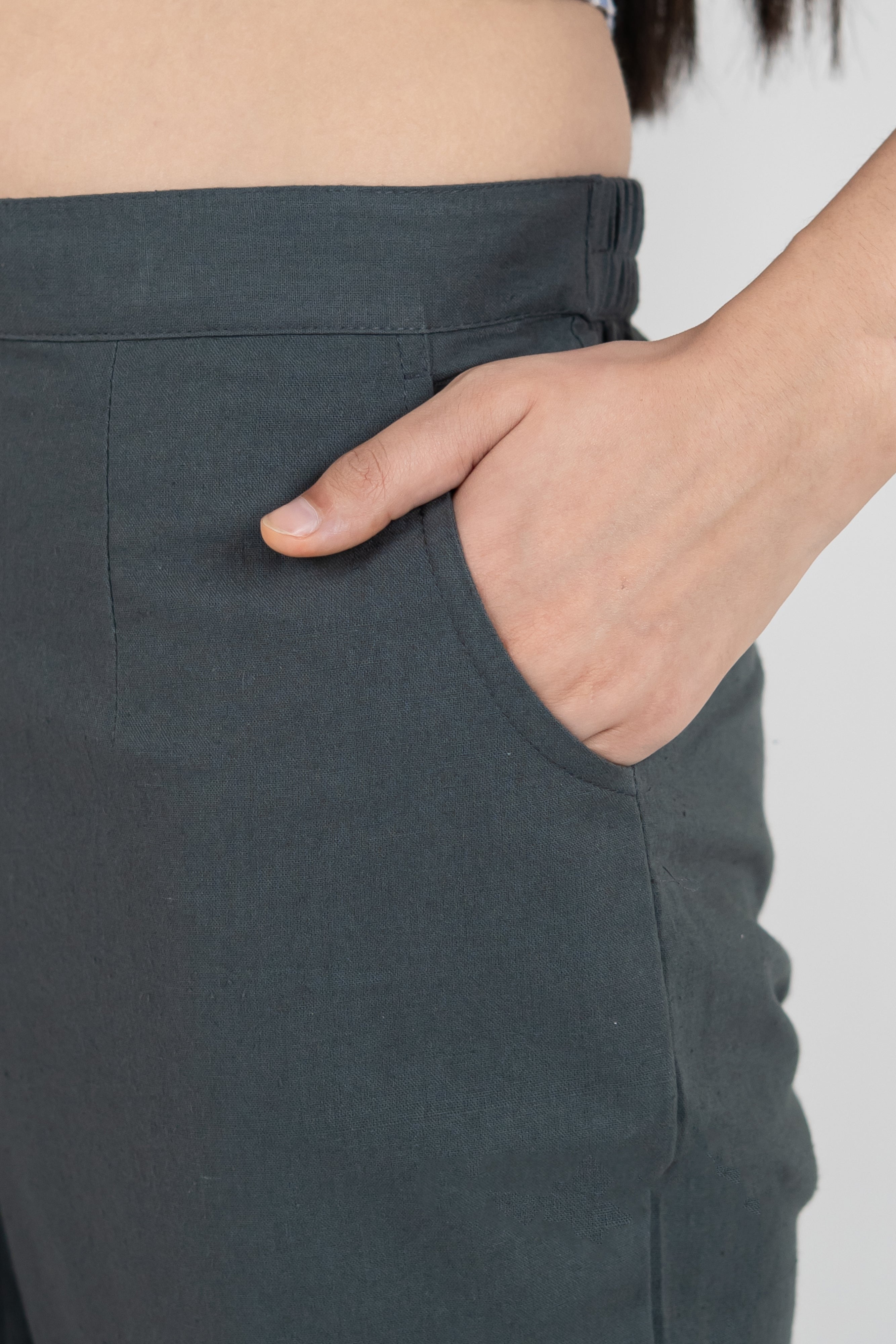 Women Cotton Wide Leg Pants