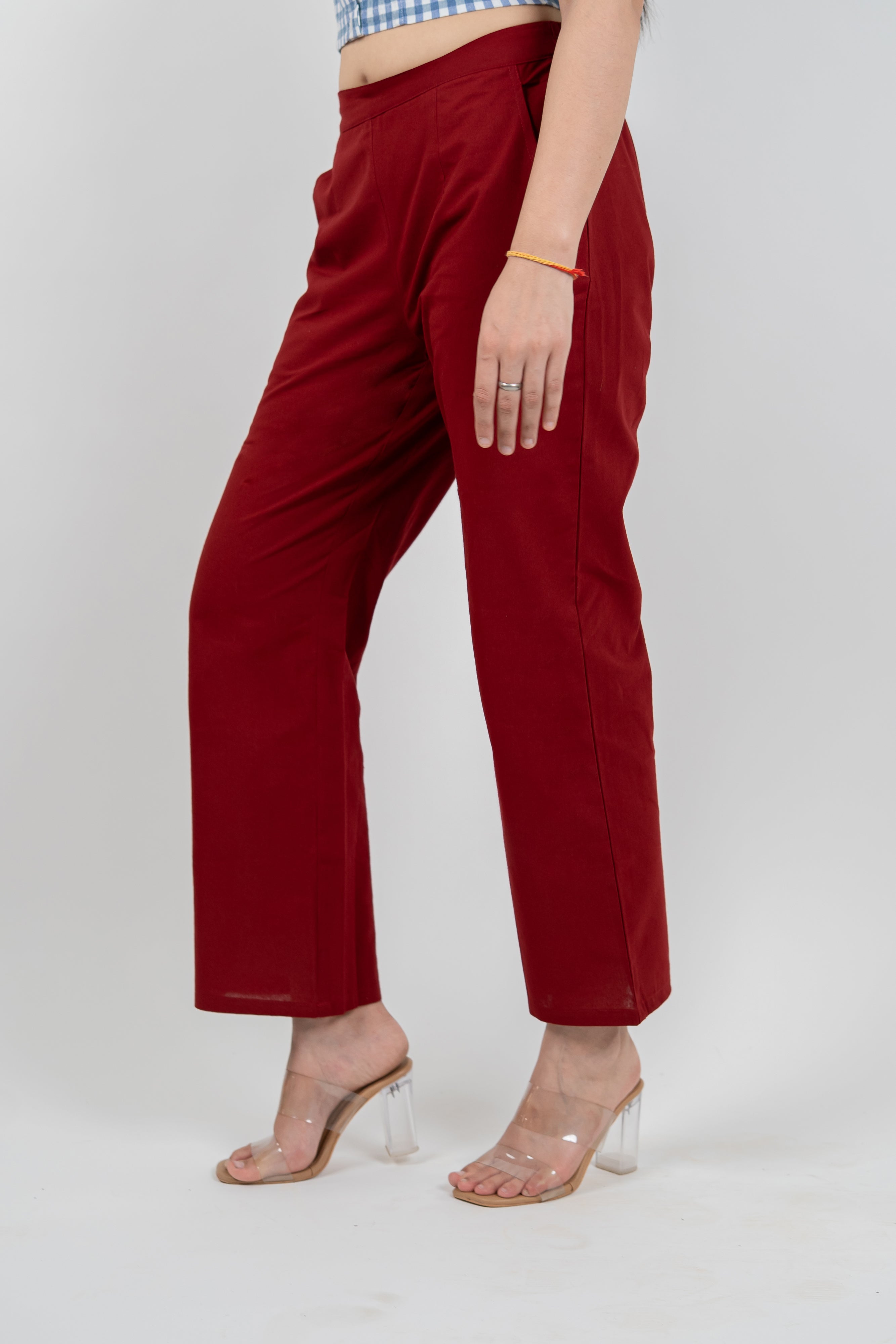Women Cotton Wide Leg Pants
