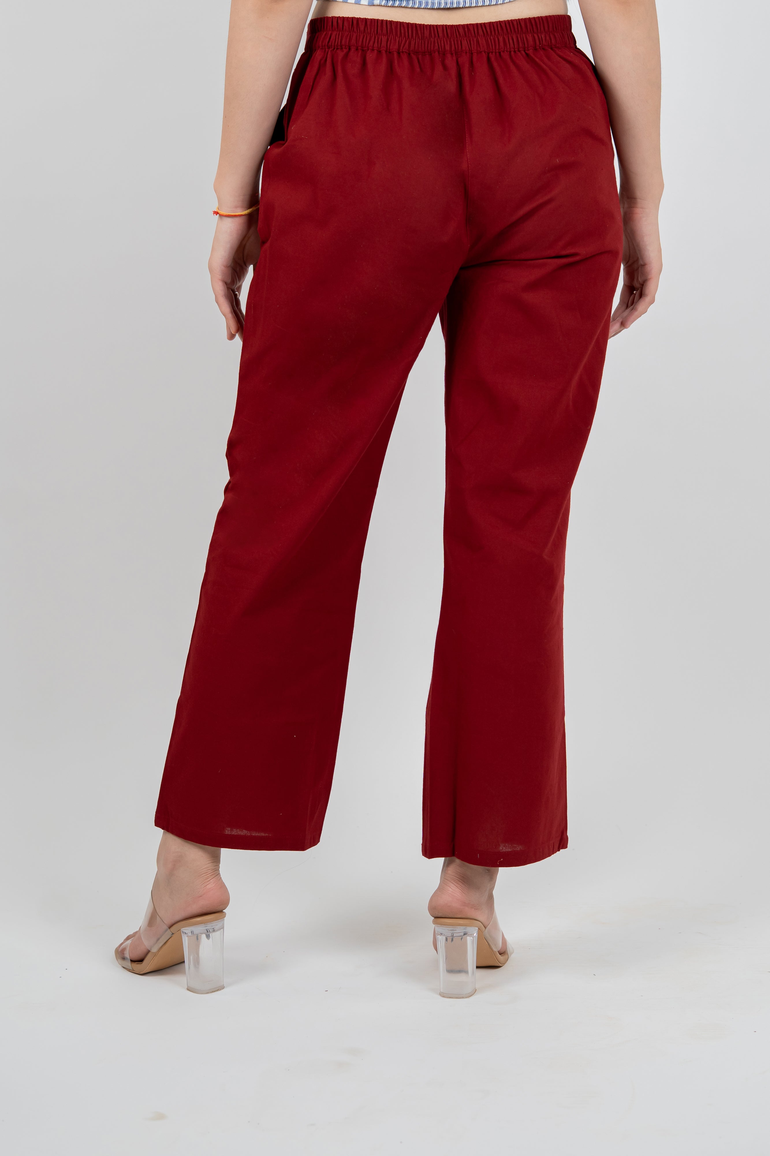 Women Cotton Wide Leg Pants