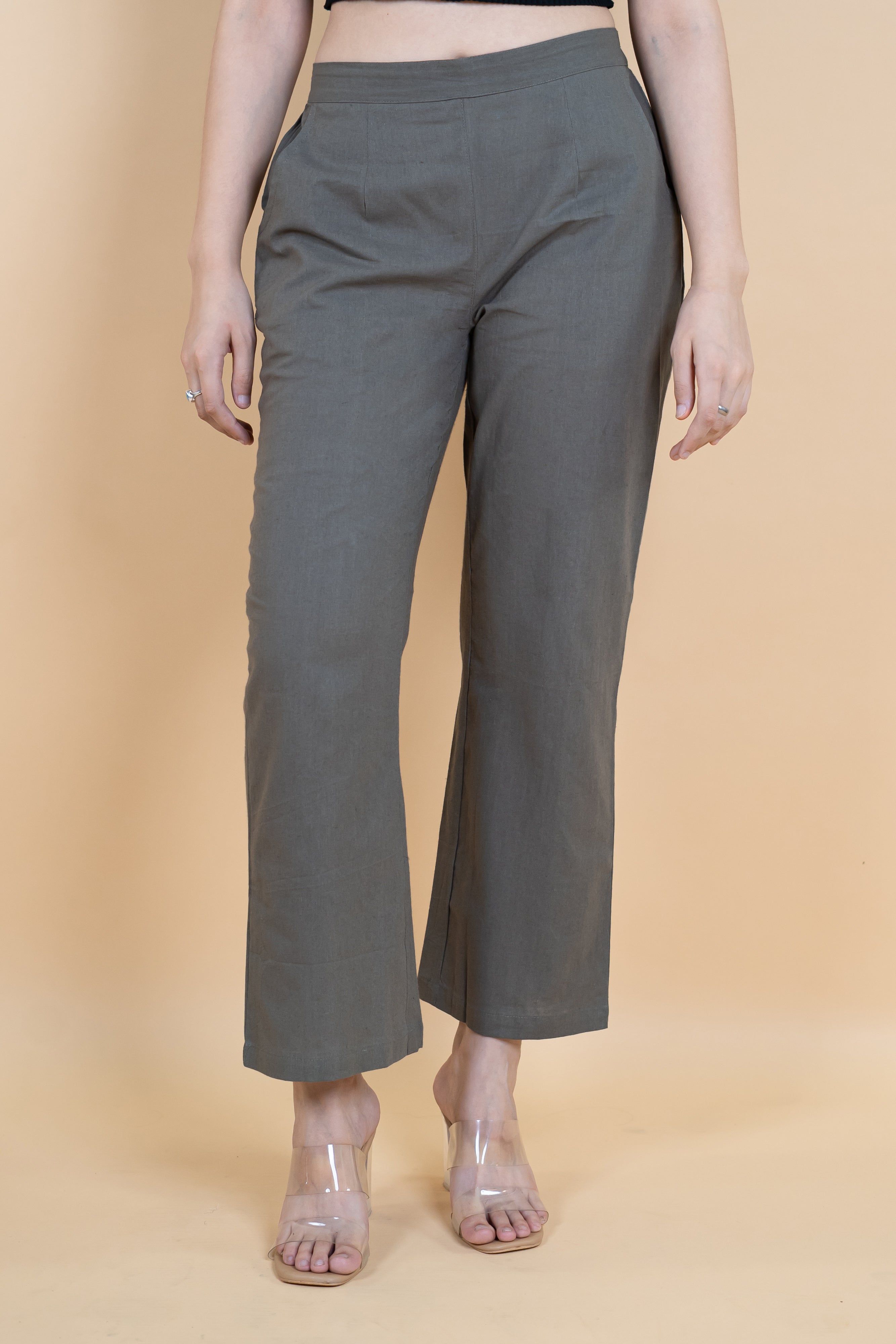 Women Cotton Wide Leg Pants