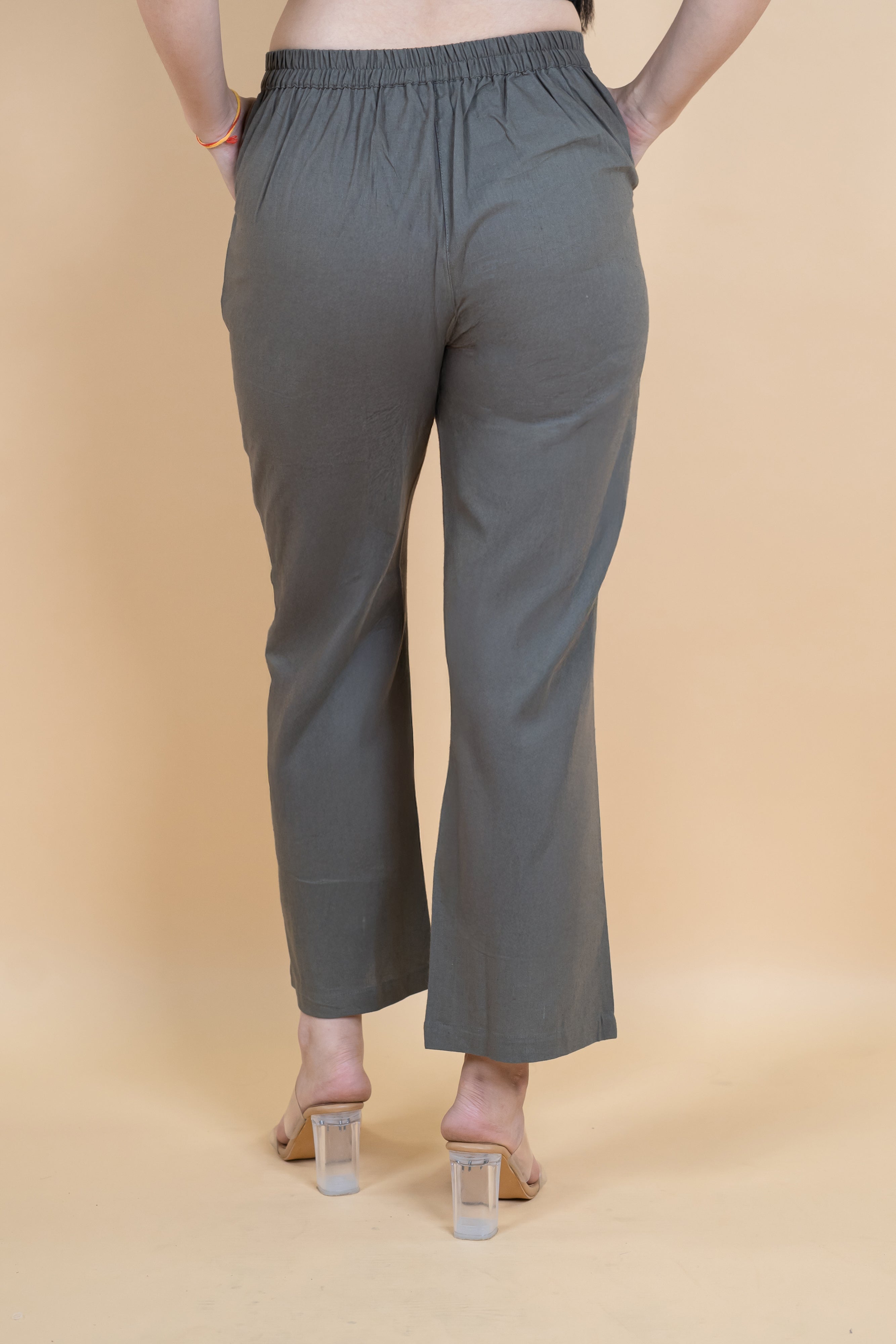 Women Cotton Wide Leg Pants