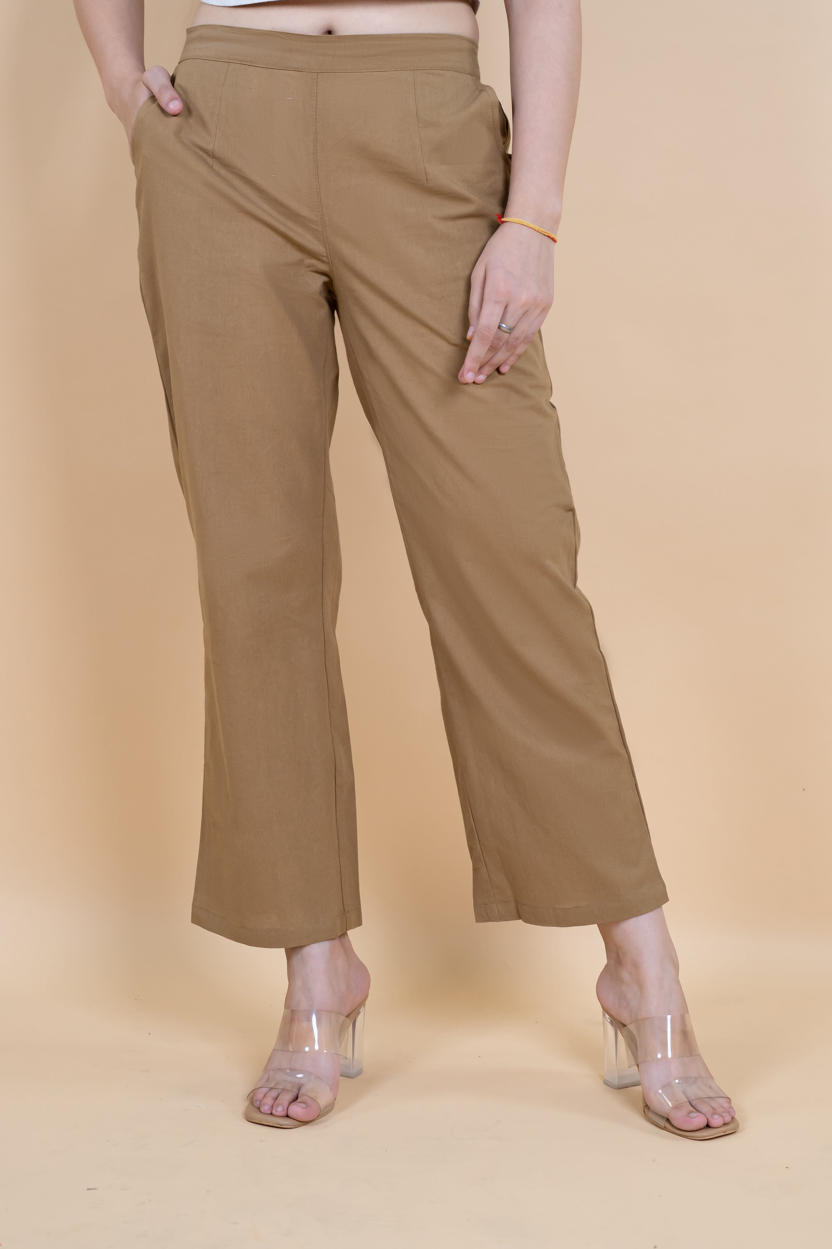 Women Cotton Wide Leg Pants