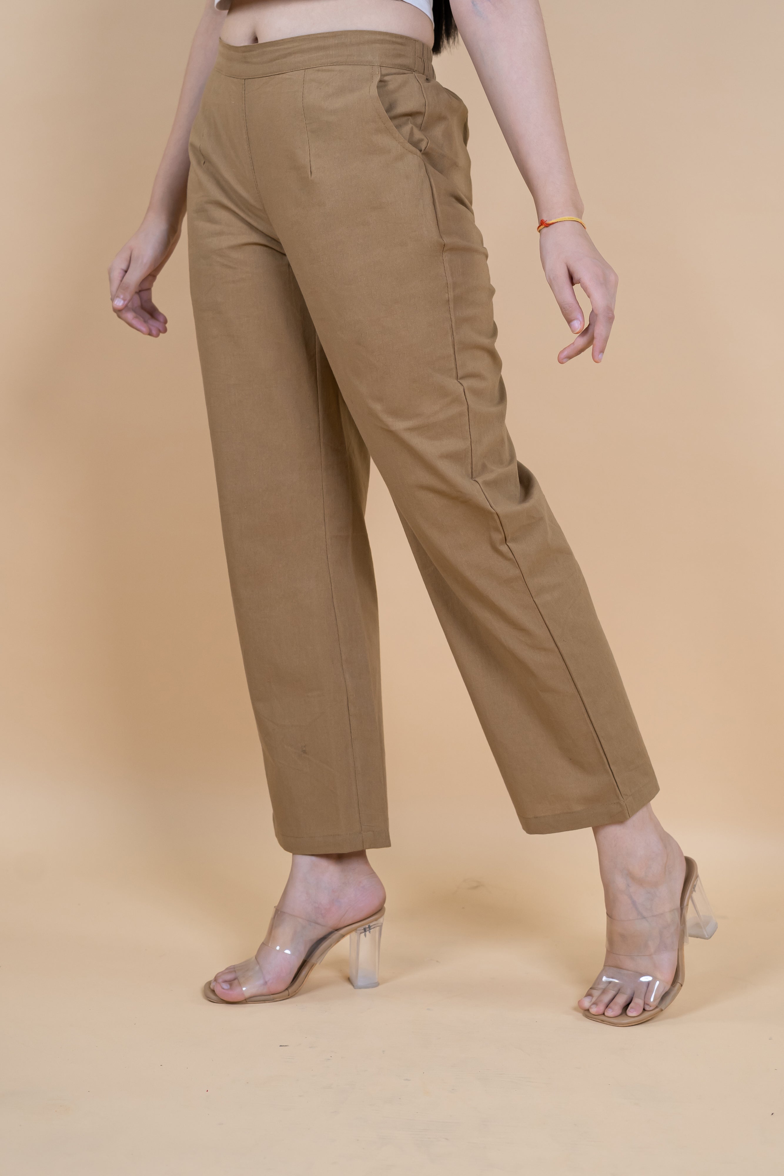 Women Cotton Wide Leg Pants
