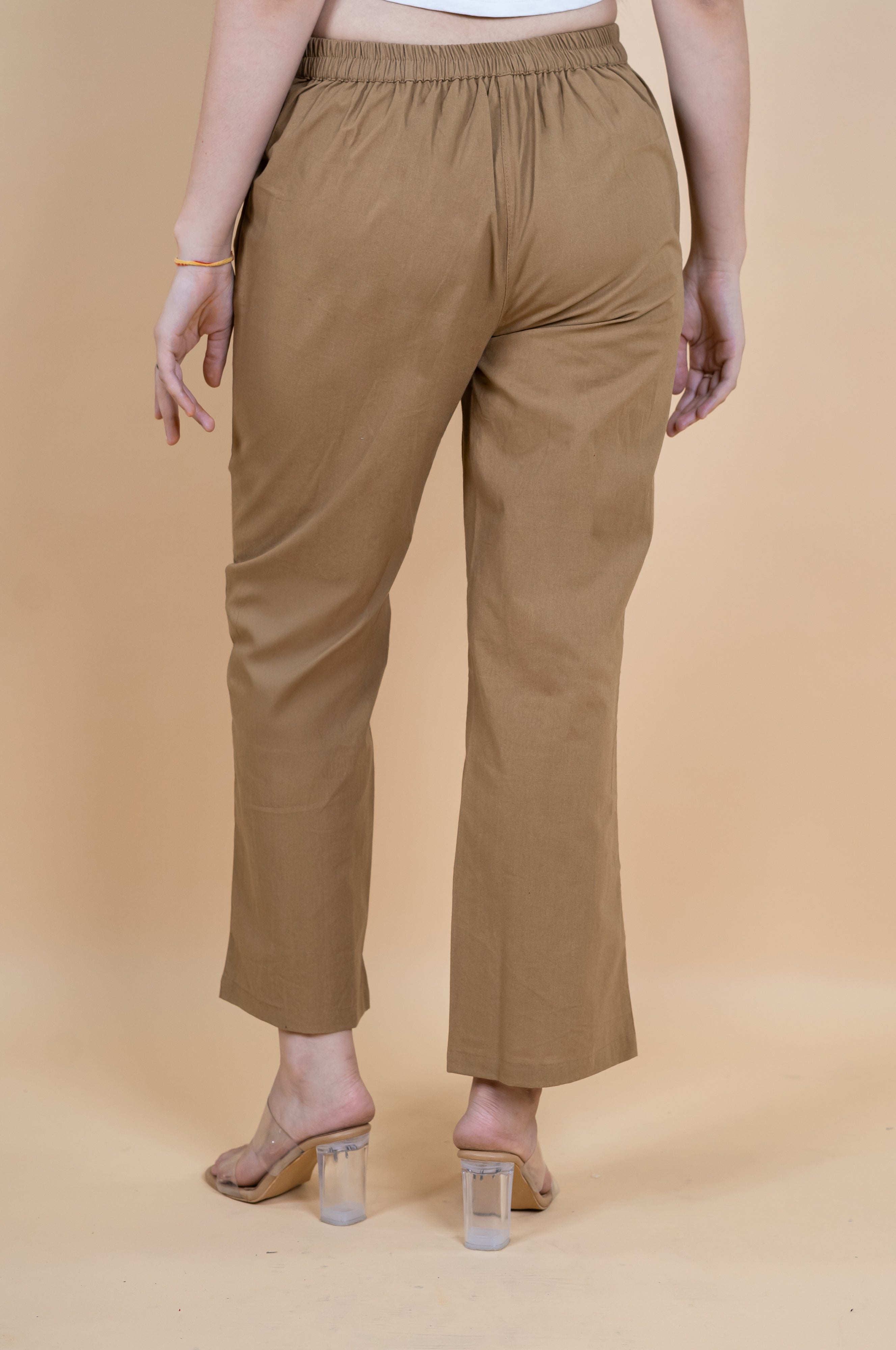 Women Cotton Wide Leg Pants