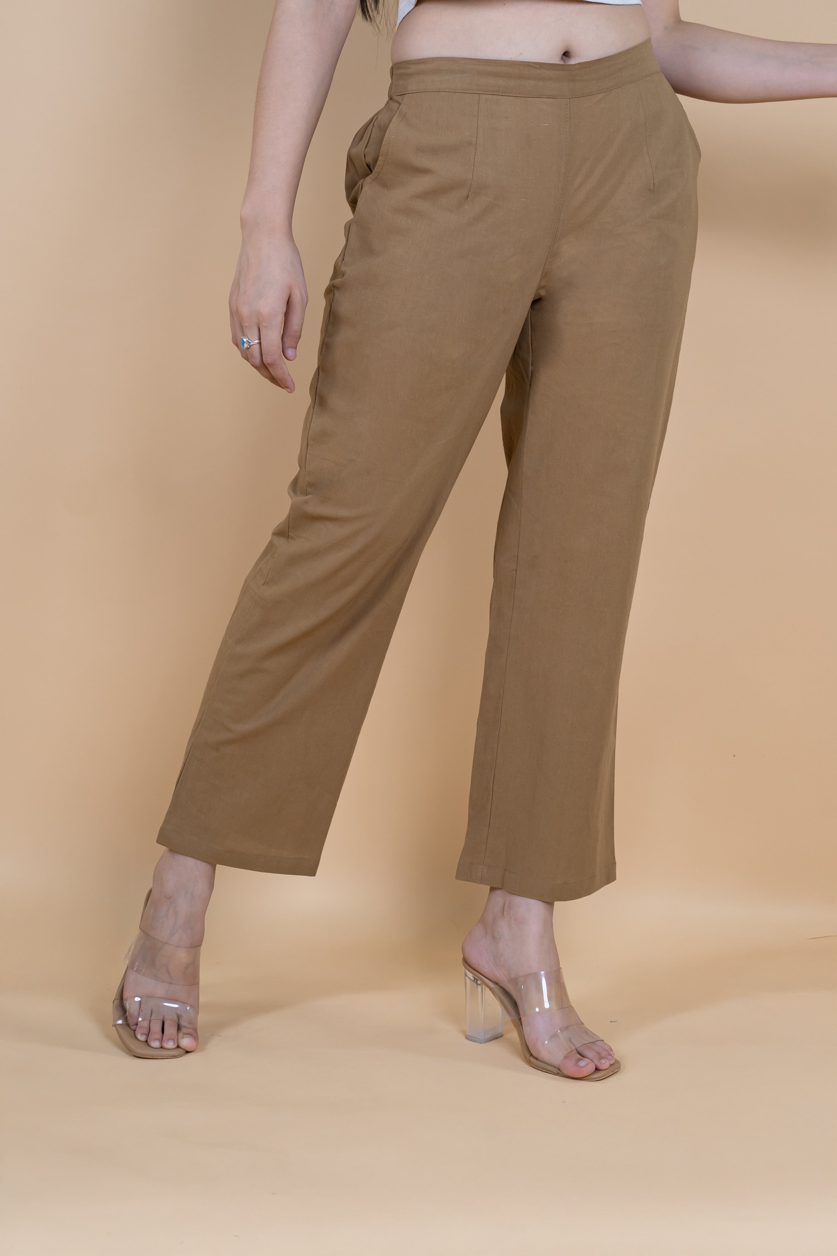 Women Cotton Wide Leg Pants