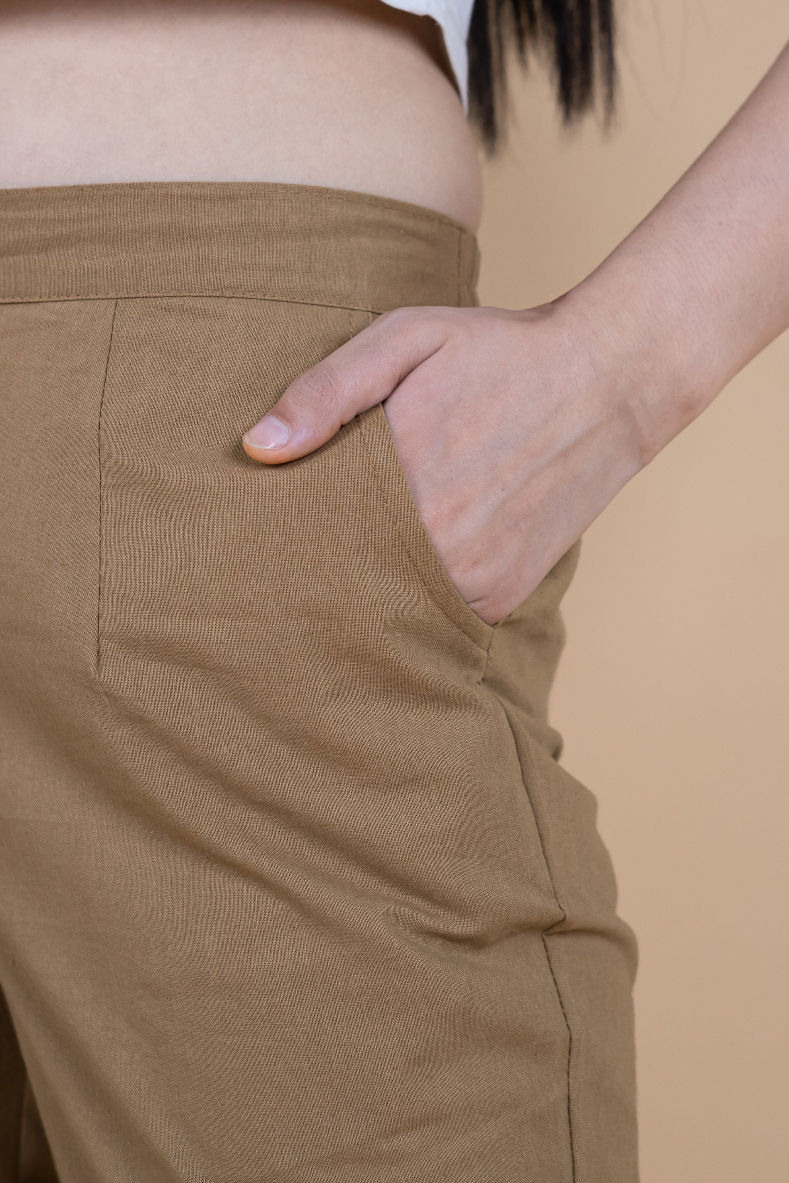 Women Cotton Wide Leg Pants