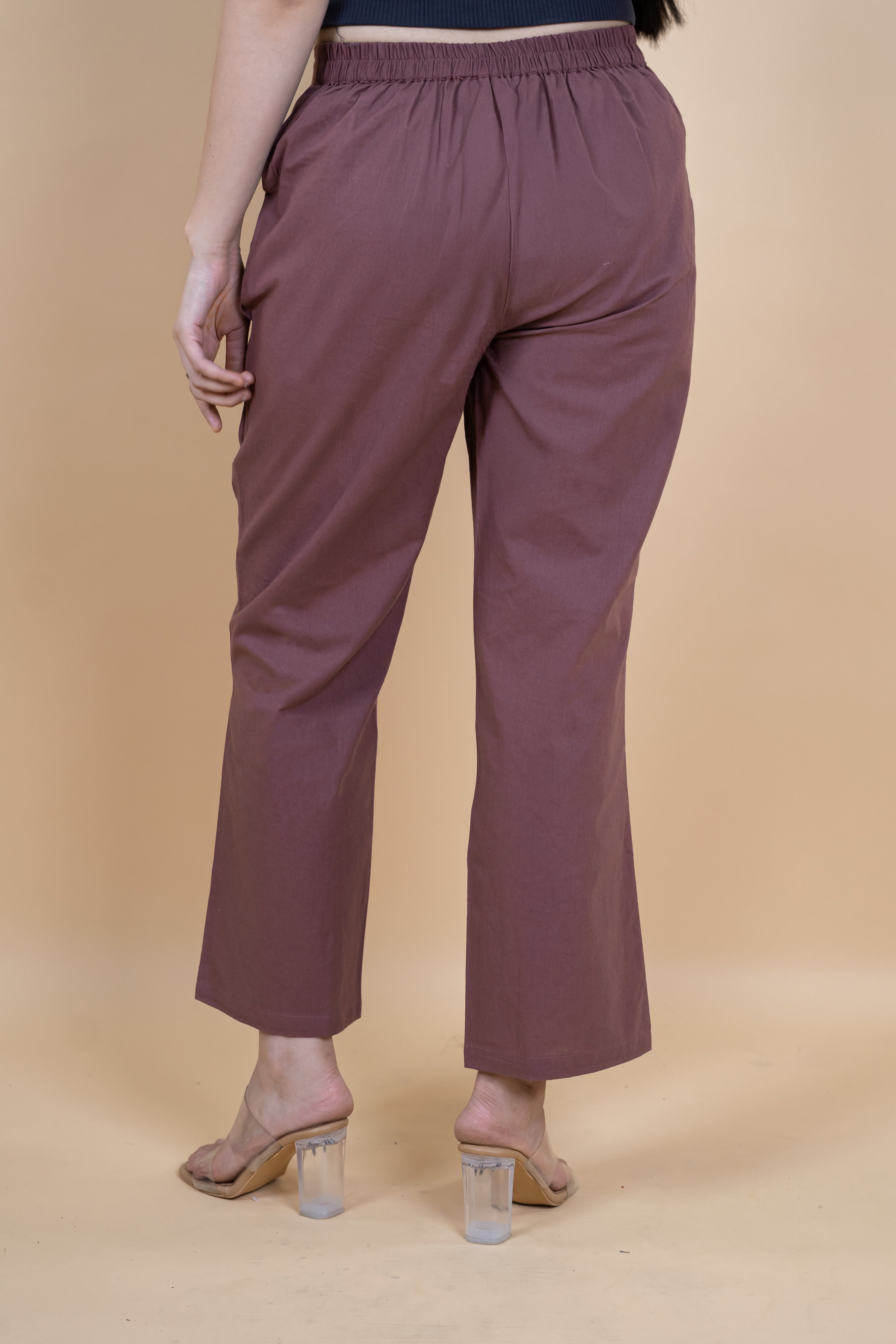 Women Cotton Wide Leg Pants