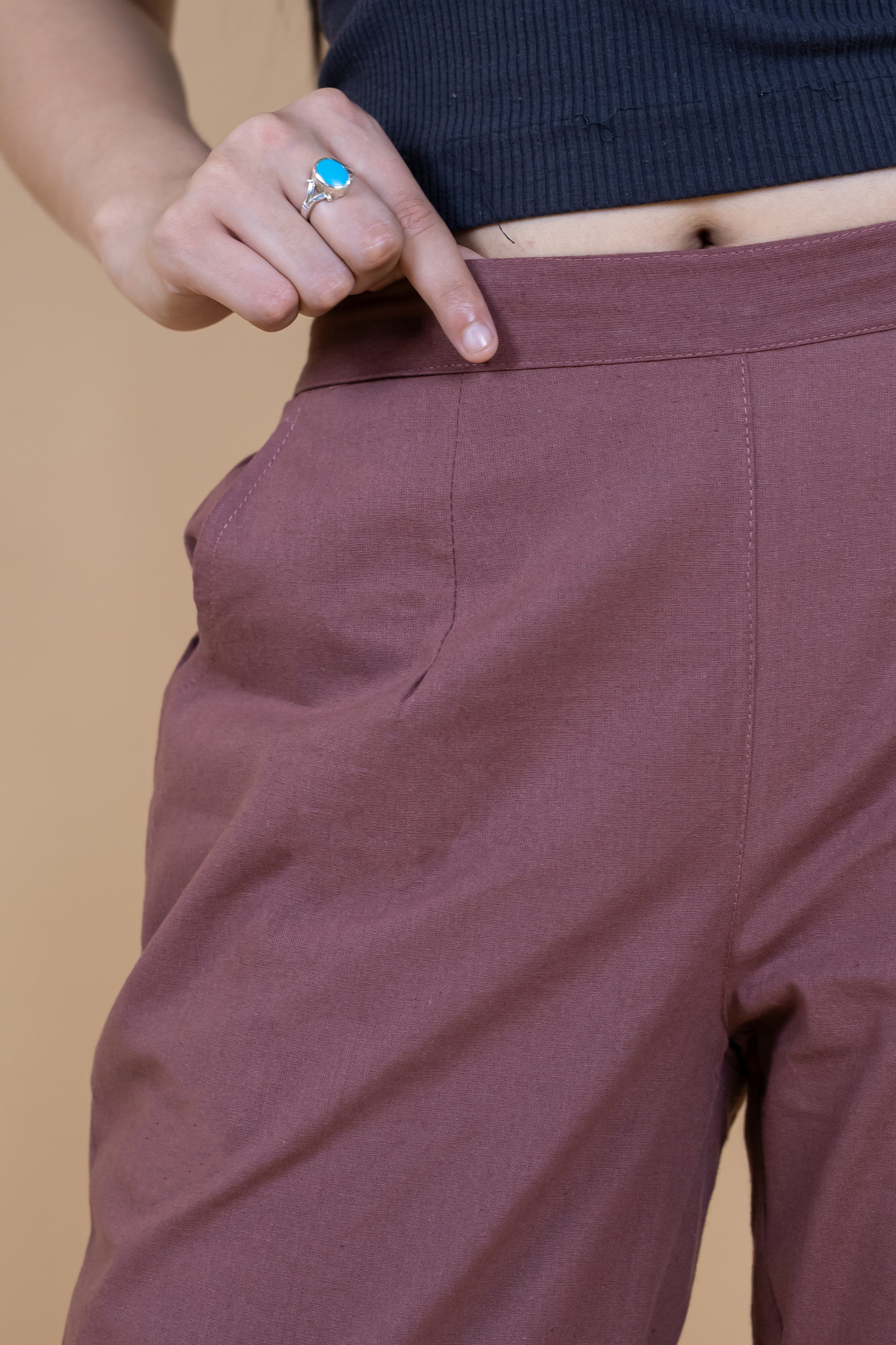 Women Cotton Wide Leg Pants