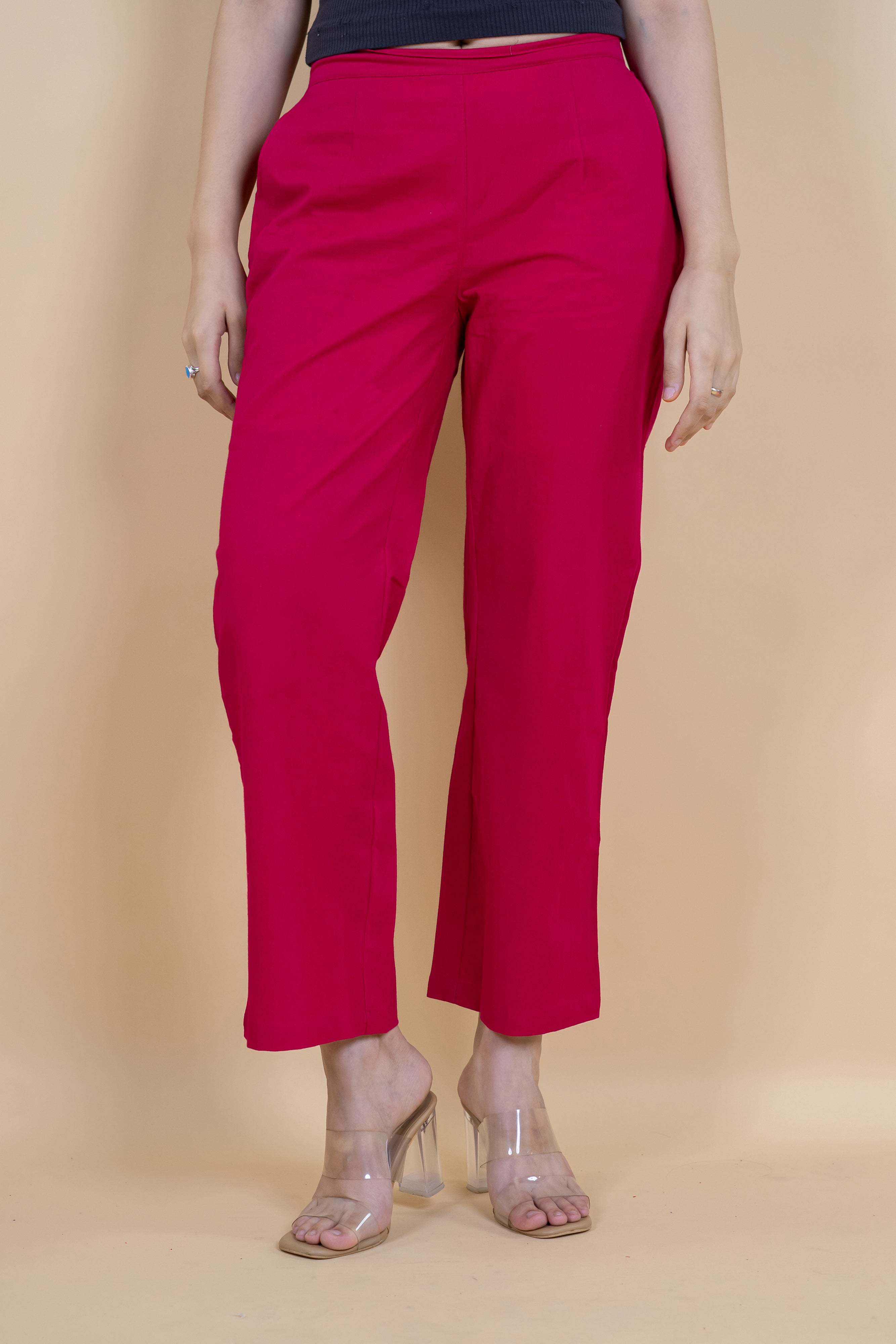 Women Cotton Wide Leg Pants