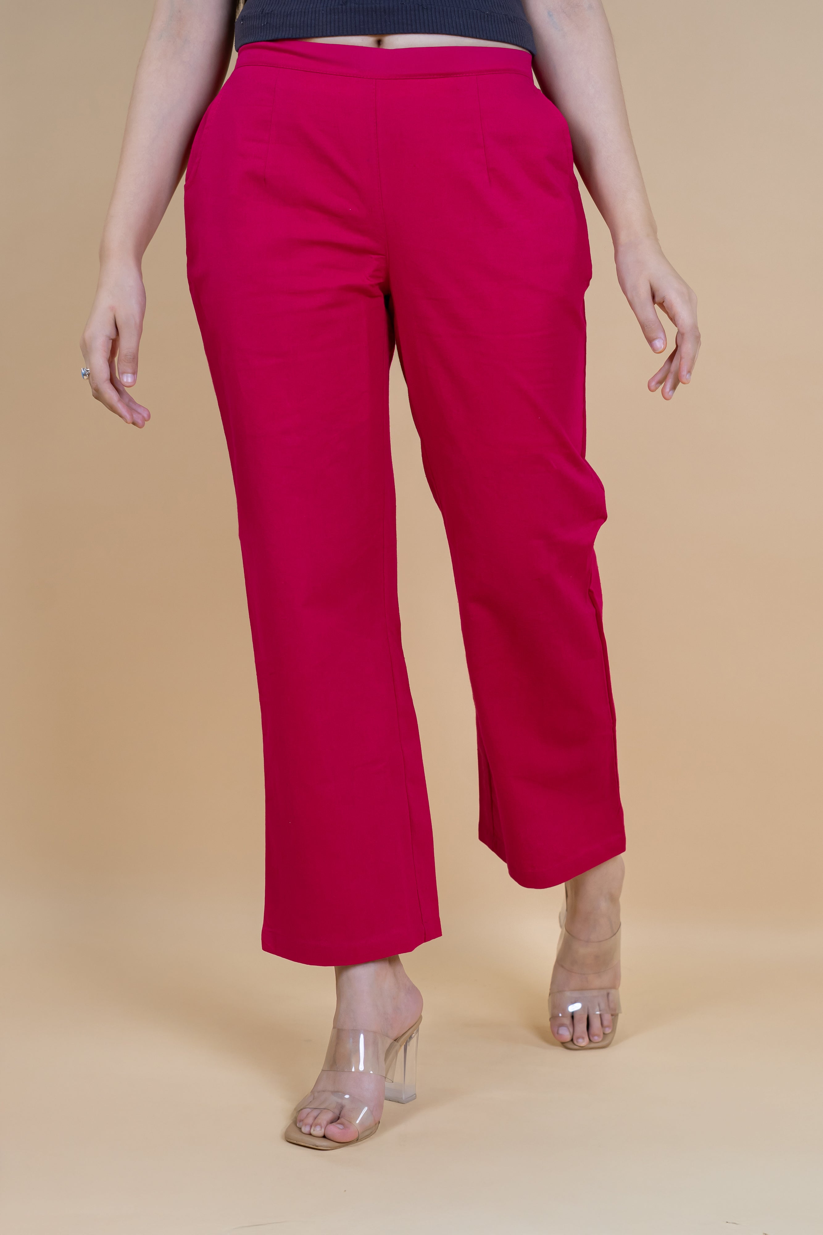 Women Cotton Wide Leg Pants