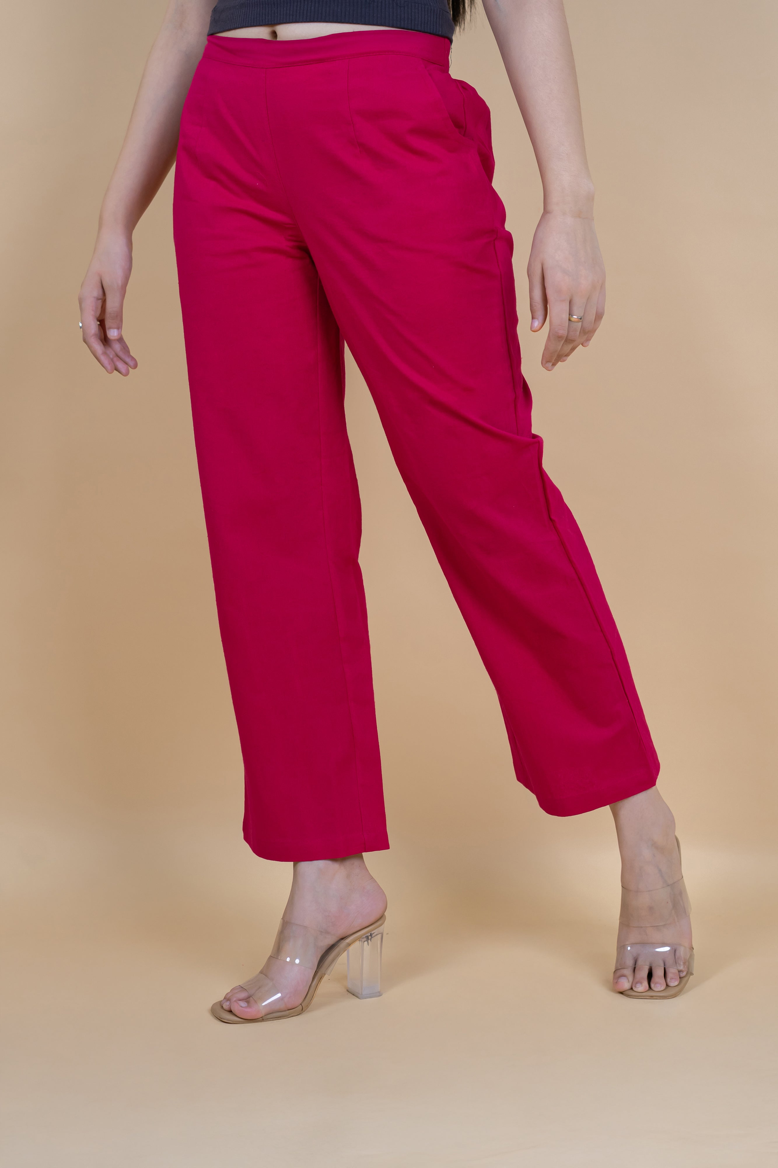 Women Cotton Wide Leg Pants