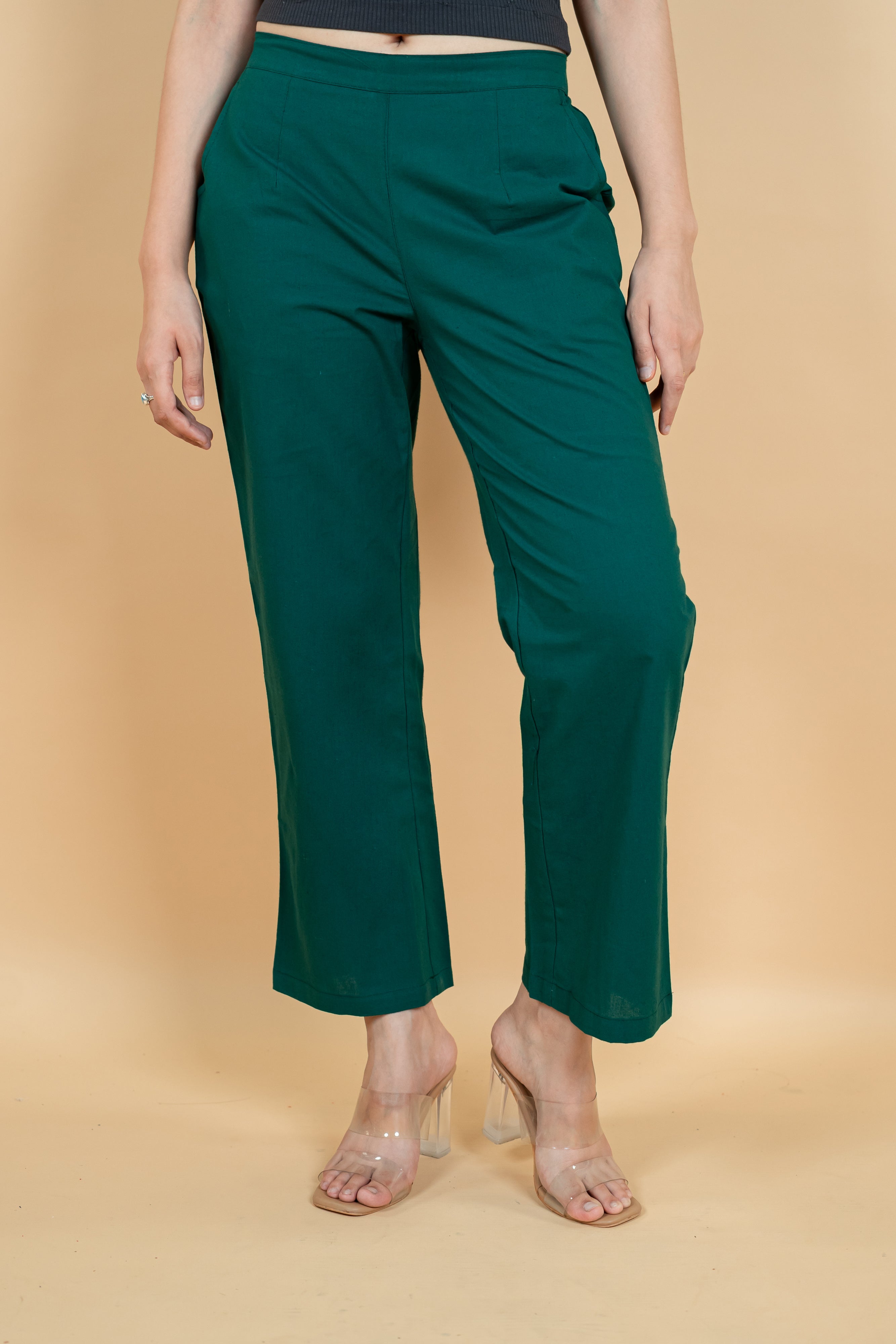 Women Cotton Wide Leg Pants