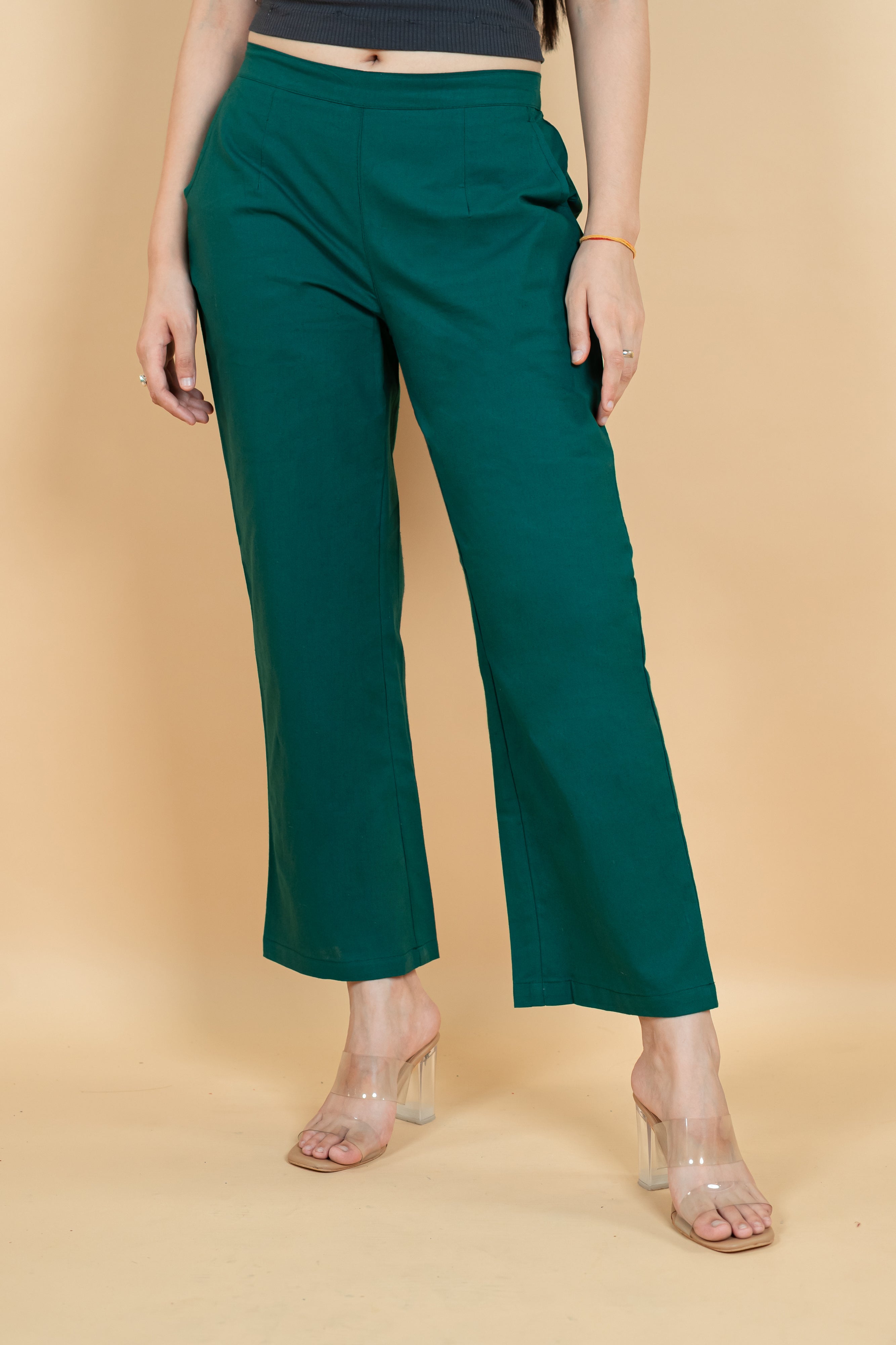 Women Cotton Wide Leg Pants