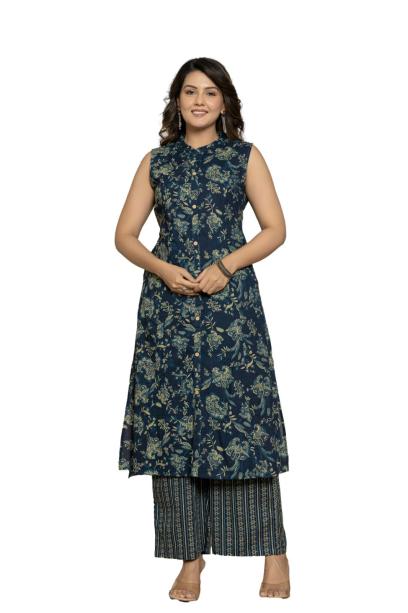 Summer Comfort Cotton Kurti & Palazzo