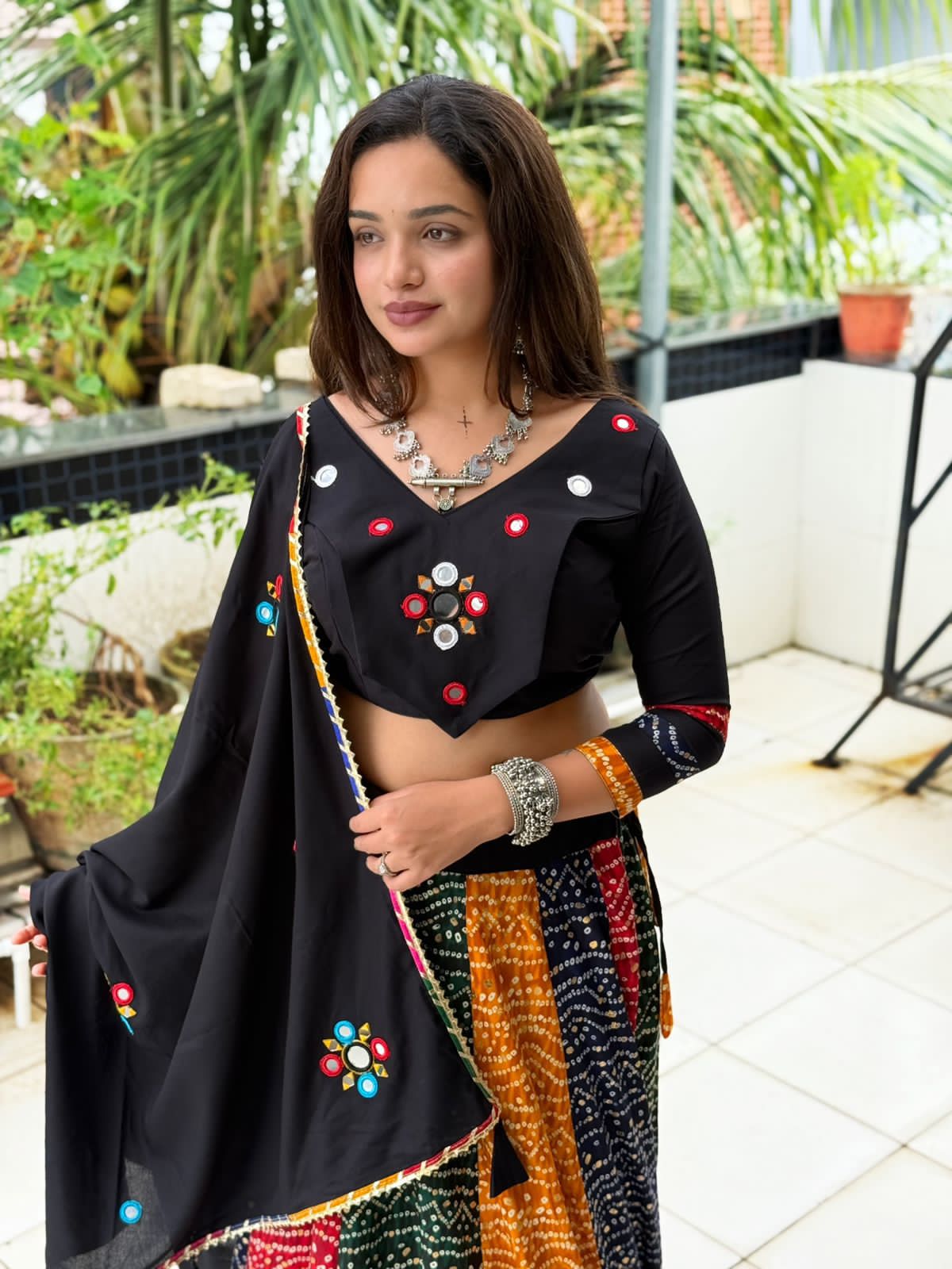 Navratri Collection Design Ras Garba Lehnga - Free Size